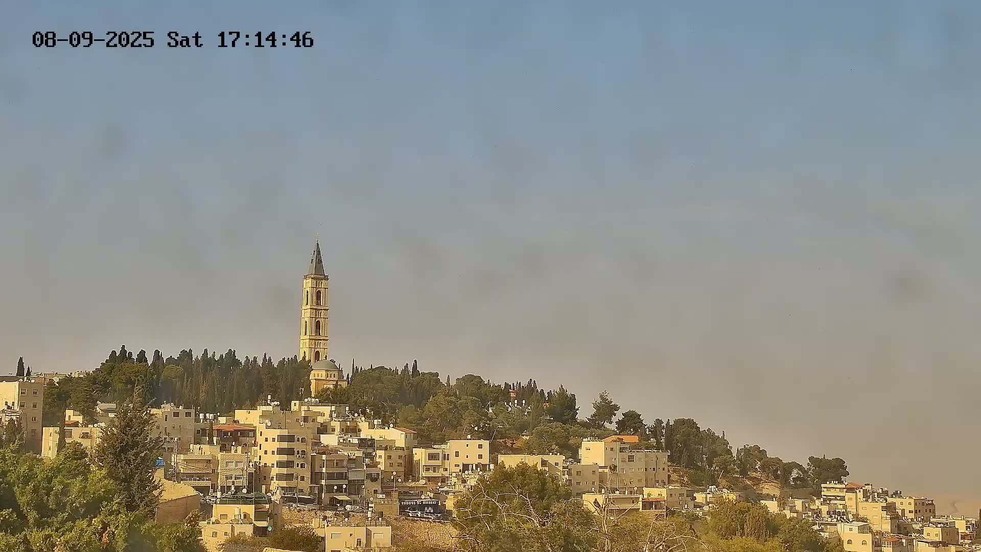 East Quds (East Jerusalem) Mount Olives Summit Live Cam - At-Tur, East Quds (East Jerusalem), Palestine