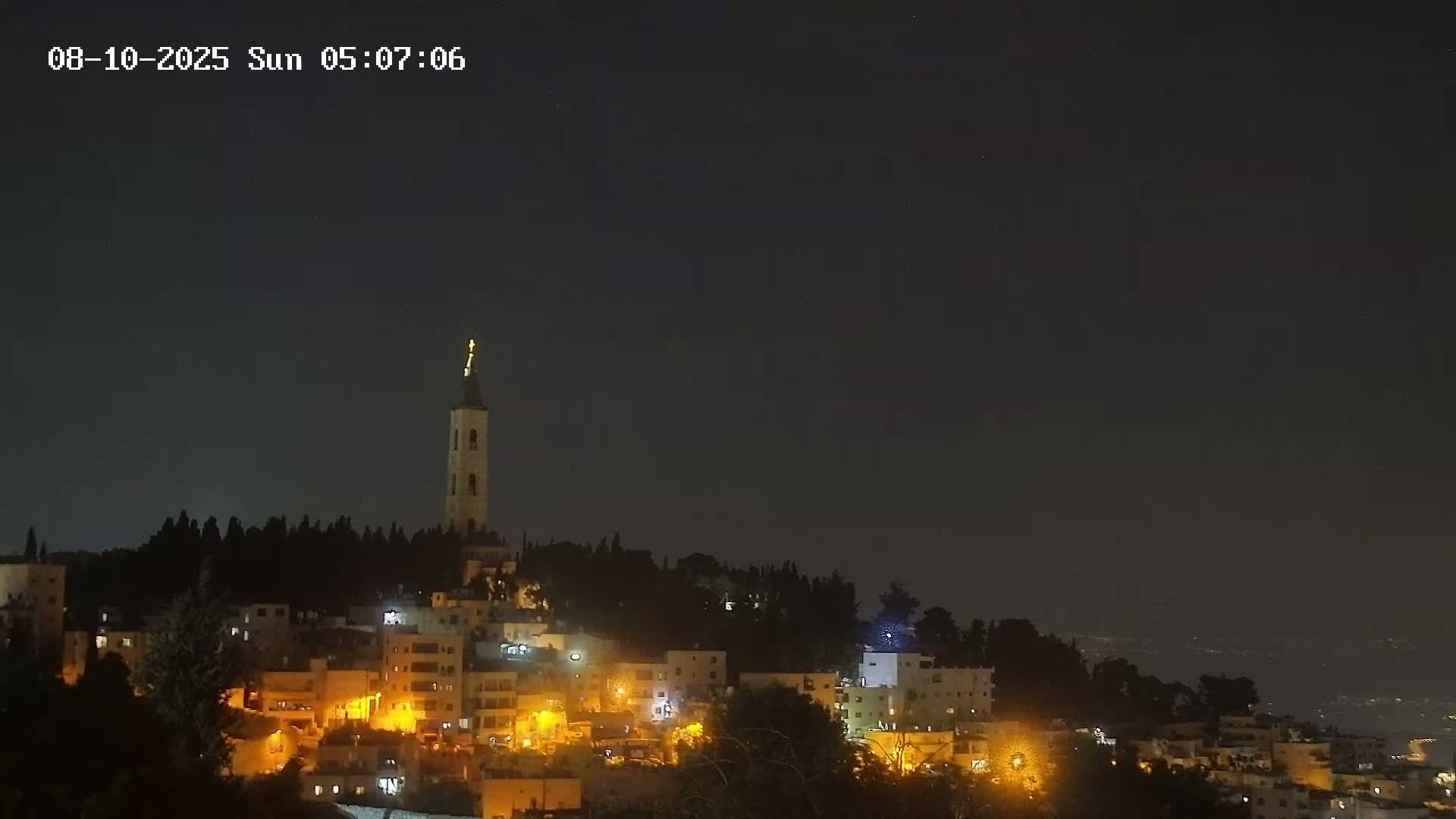 East Quds (East Jerusalem) Mount Olives Summit Live Cam - At-Tur, East Quds (East Jerusalem), Palestine
