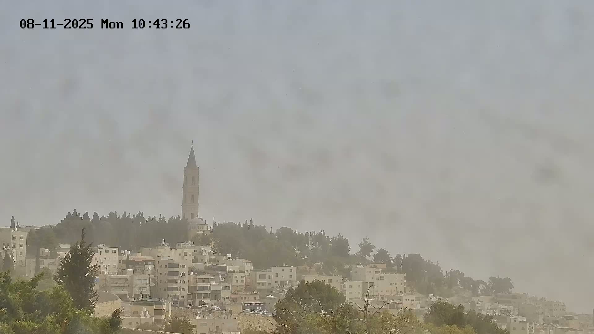East Quds (East Jerusalem) Mount Olives Summit Live Cam - At-Tur, East Quds (East Jerusalem), Palestine