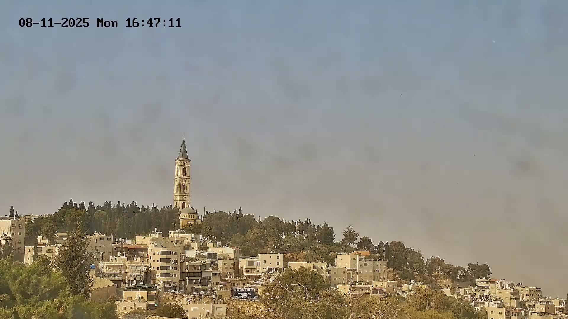 East Quds (East Jerusalem) Mount Olives Summit Live Cam - At-Tur, East Quds (East Jerusalem), Palestine