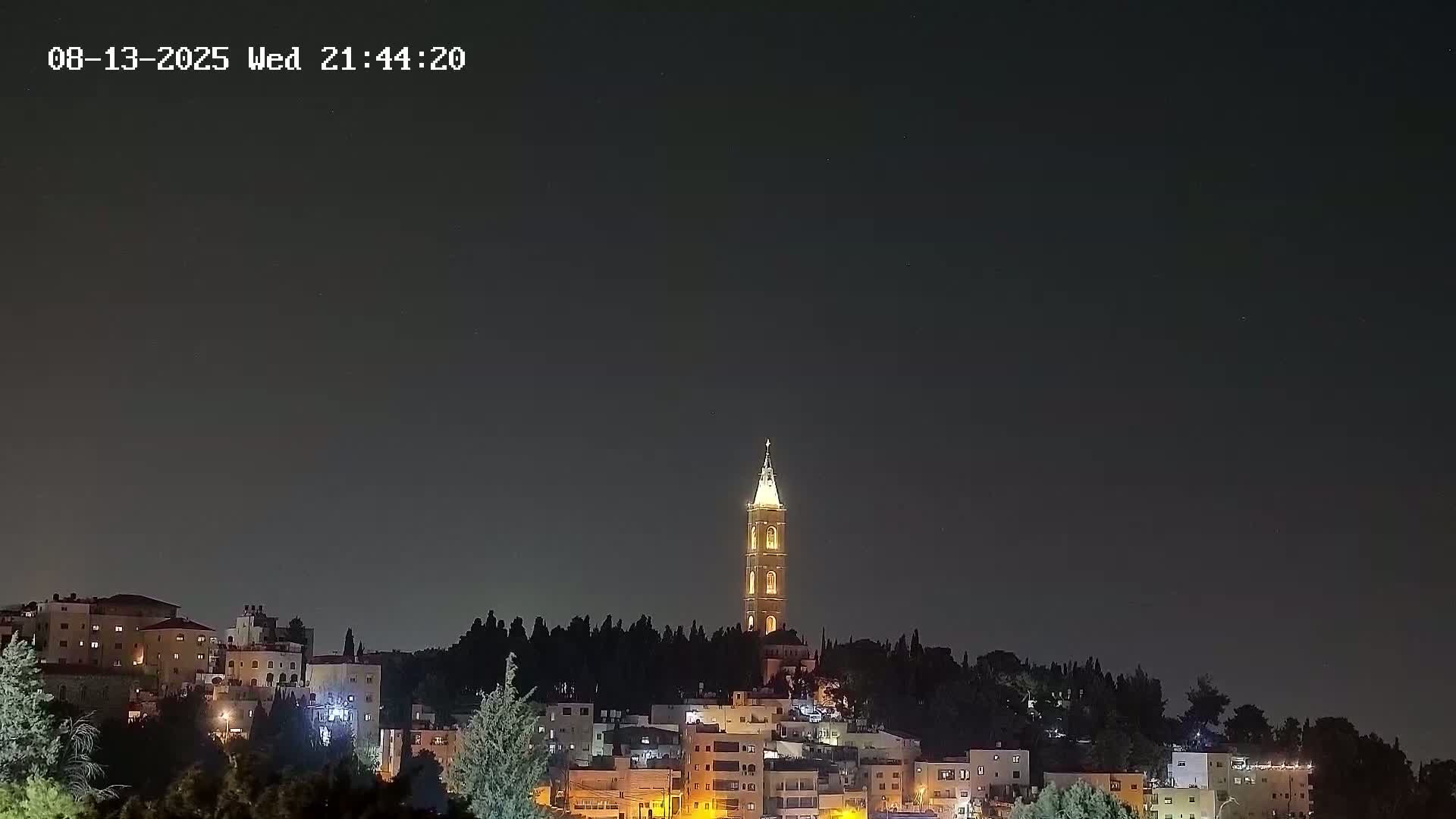 East Quds (East Jerusalem) Mount Olives Summit Live Cam - At-Tur, East Quds (East Jerusalem), Palestine