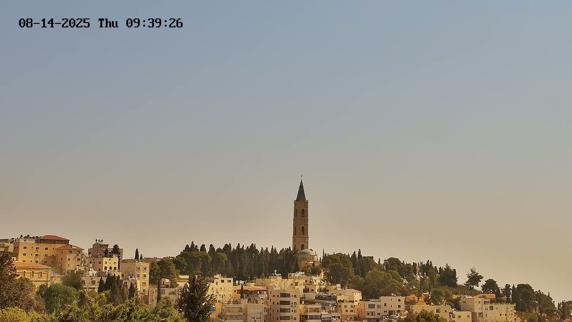 East Quds (East Jerusalem) Mount Olives Summit Live Cam - At-Tur, East Quds (East Jerusalem), Palestine