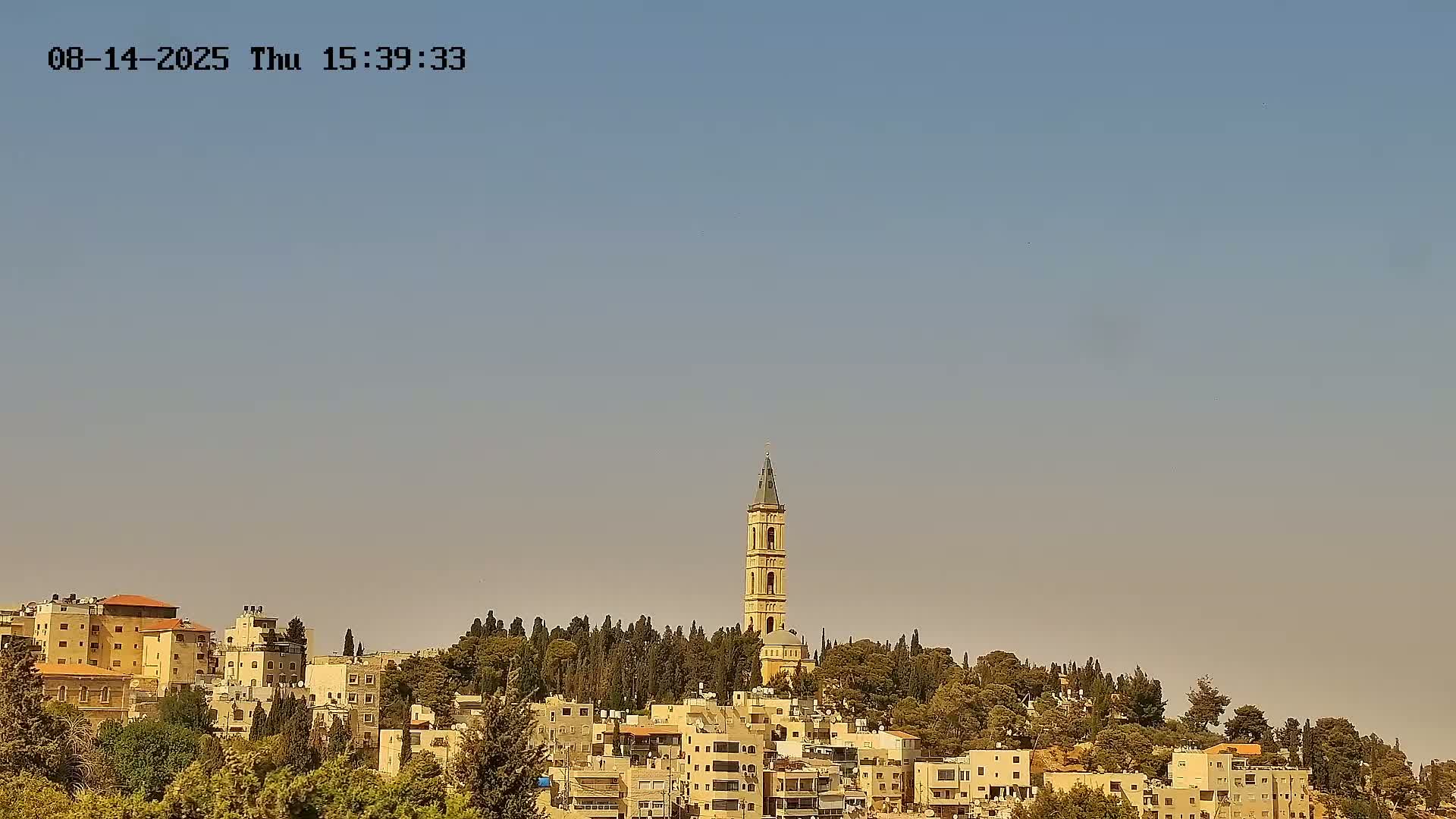 East Quds (East Jerusalem) Mount Olives Summit Live Cam - At-Tur, East Quds (East Jerusalem), Palestine