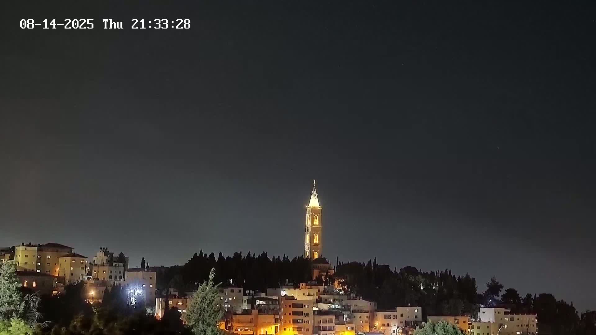 East Quds (East Jerusalem) Mount Olives Summit Live Cam - At-Tur, East Quds (East Jerusalem), Palestine