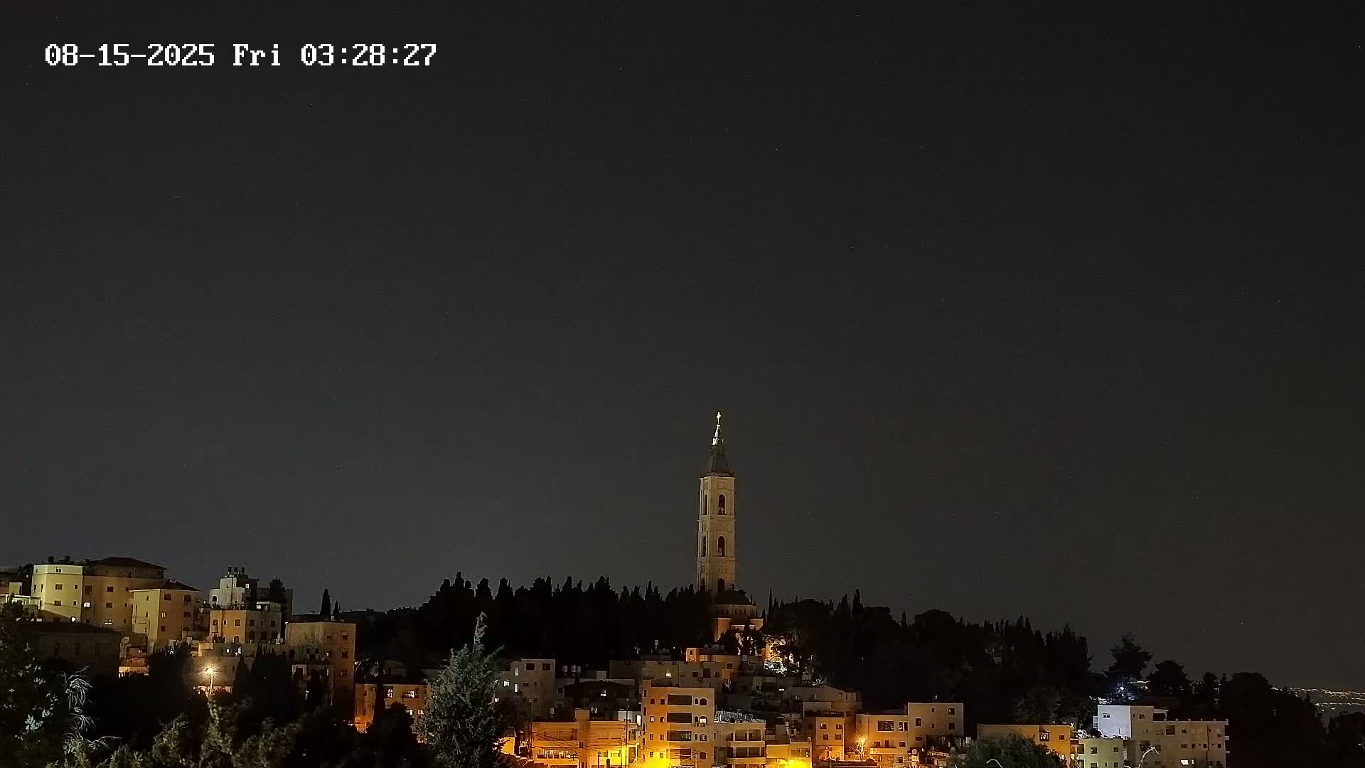 East Quds (East Jerusalem) Mount Olives Summit Live Cam - At-Tur, East Quds (East Jerusalem), Palestine