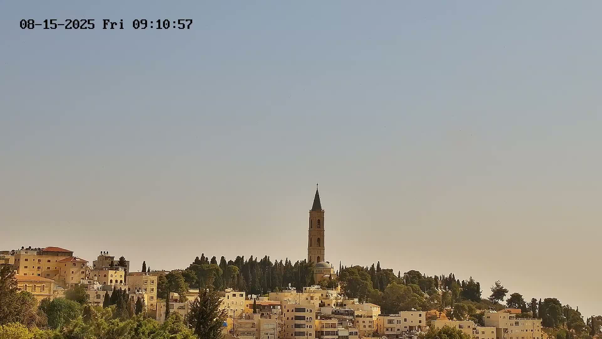 East Quds (East Jerusalem) Mount Olives Summit Live Cam - At-Tur, East Quds (East Jerusalem), Palestine