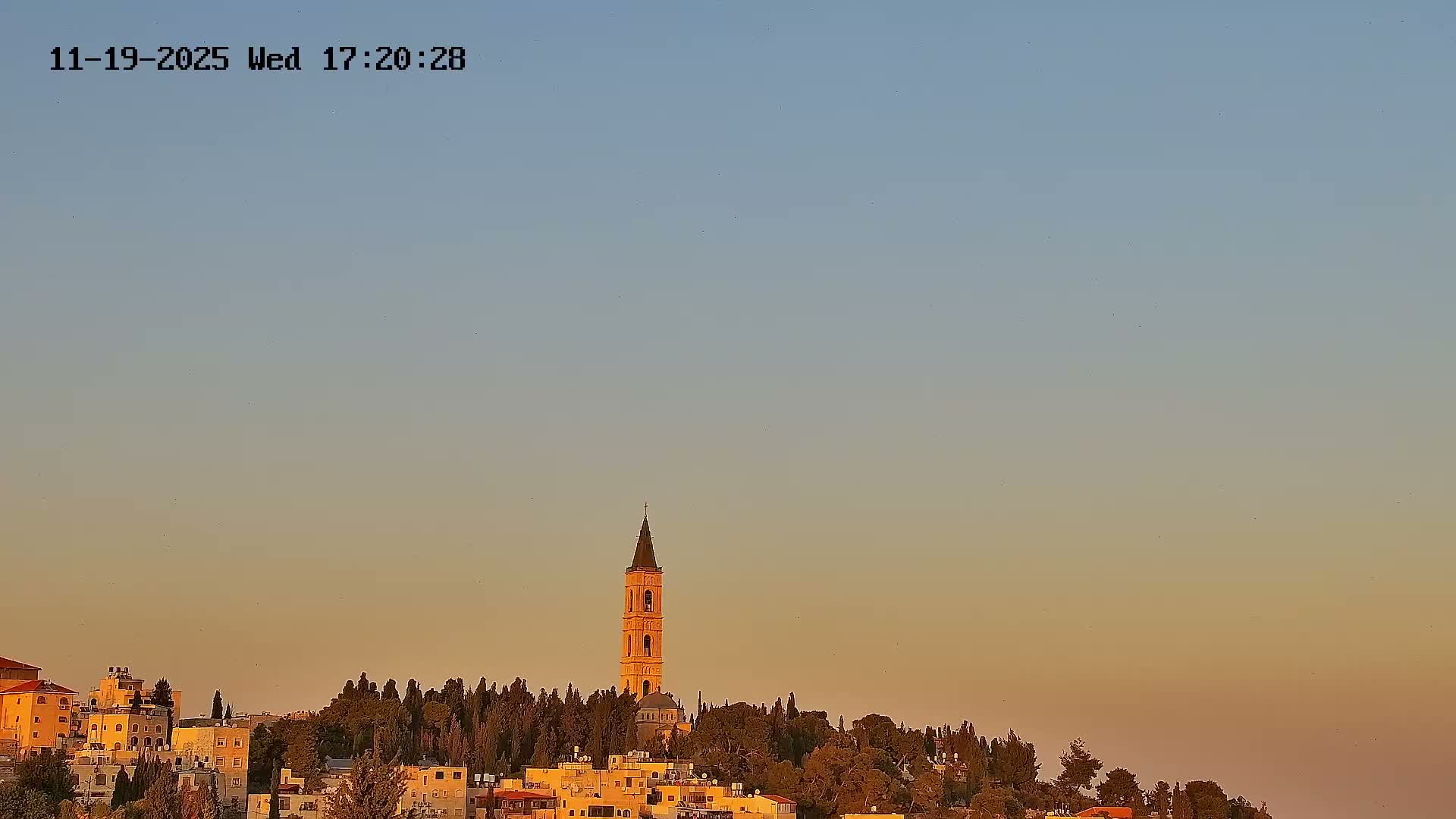 East Quds (East Jerusalem) Mount Olives Summit Live Cam - At-Tur, East Quds (East Jerusalem), Palestine