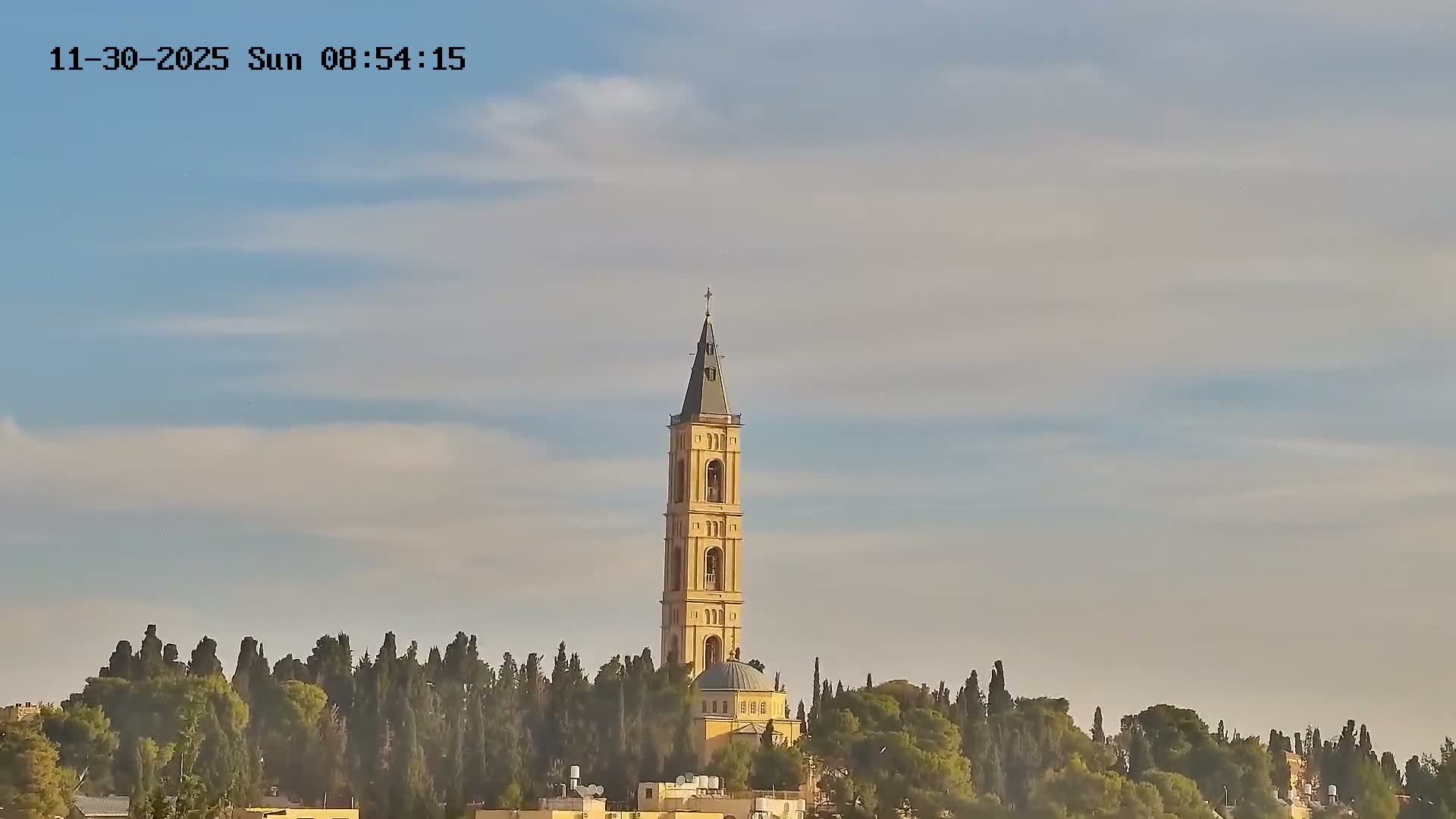 East Quds (East Jerusalem) Mount Olives Summit Live Cam - At-Tur, East Quds (East Jerusalem), Palestine