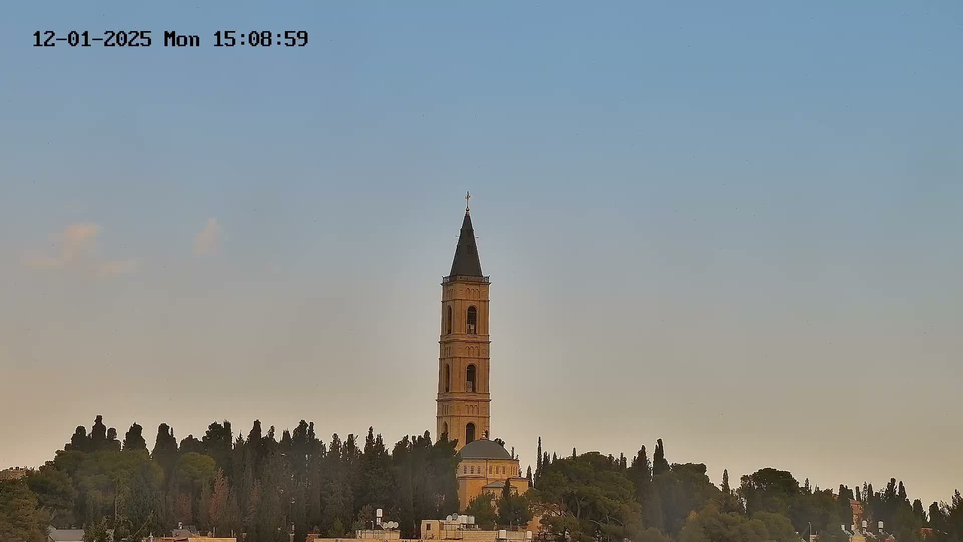 East Quds (East Jerusalem) Mount Olives Summit Live Cam - At-Tur, East Quds (East Jerusalem), Palestine