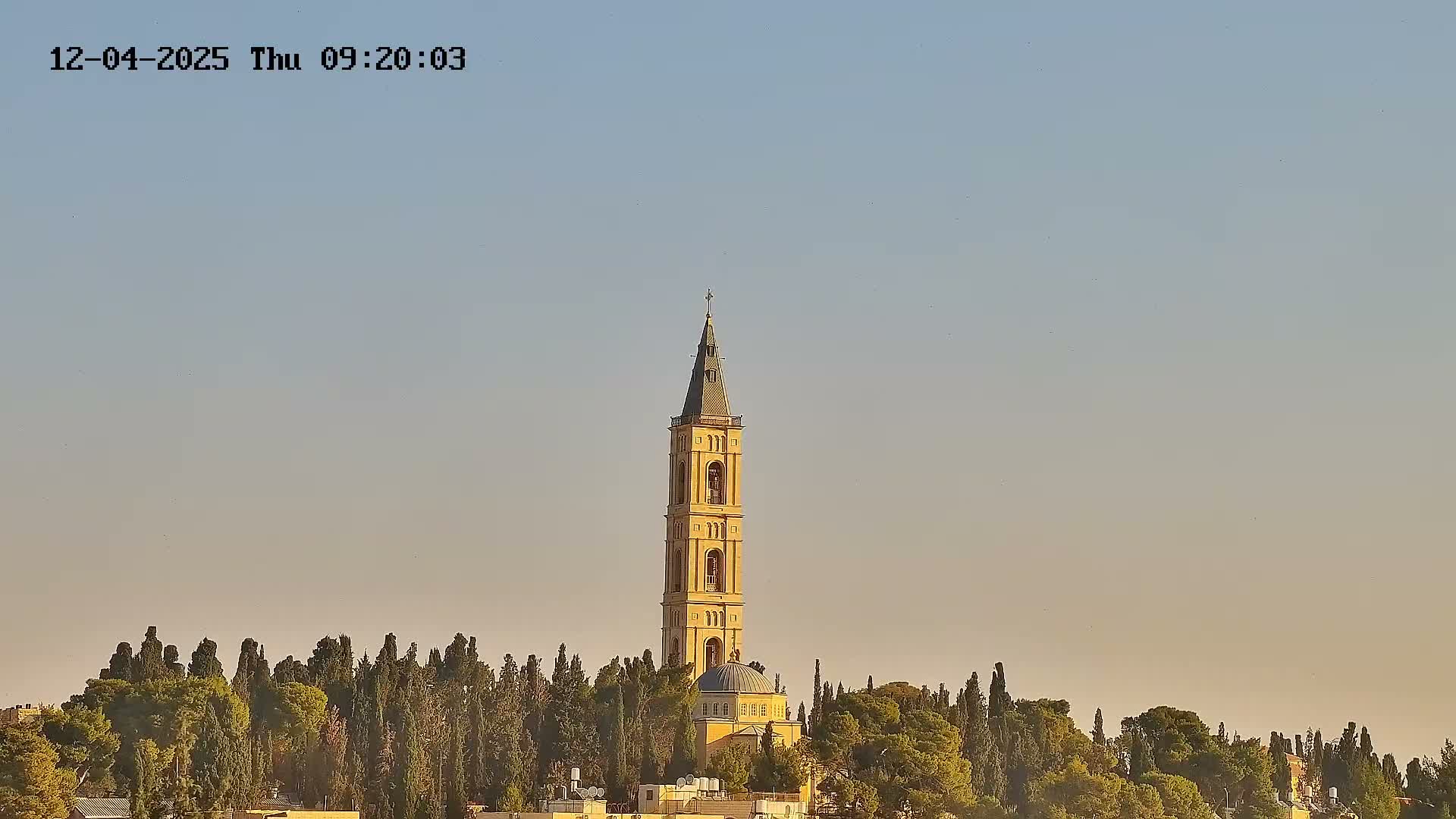 East Quds (East Jerusalem) Mount Olives Summit Live Cam - At-Tur, East Quds (East Jerusalem), Palestine