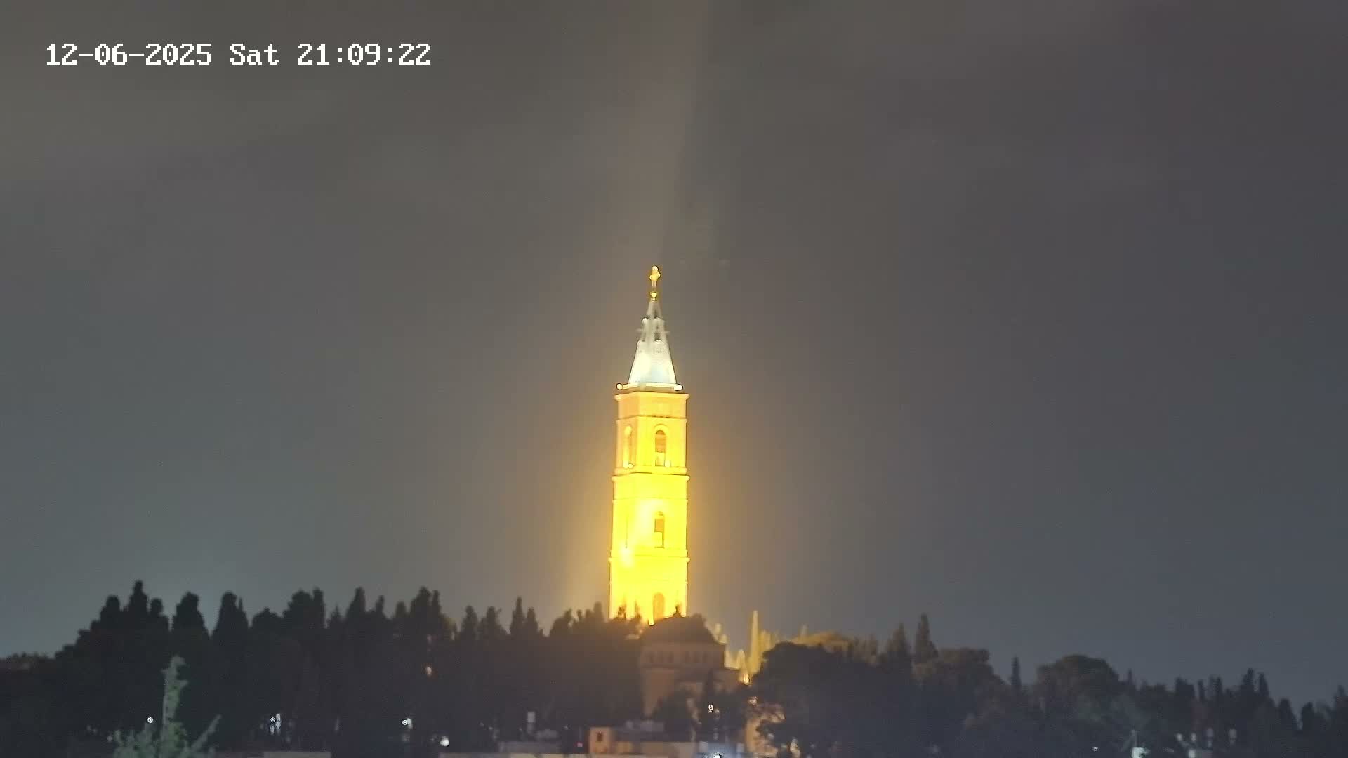 East Quds (East Jerusalem) Mount Olives Summit Live Cam - At-Tur, East Quds (East Jerusalem), Palestine