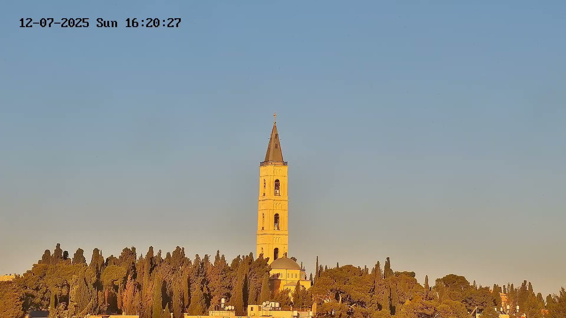 East Quds (East Jerusalem) Mount Olives Summit Live Cam - At-Tur, East Quds (East Jerusalem), Palestine