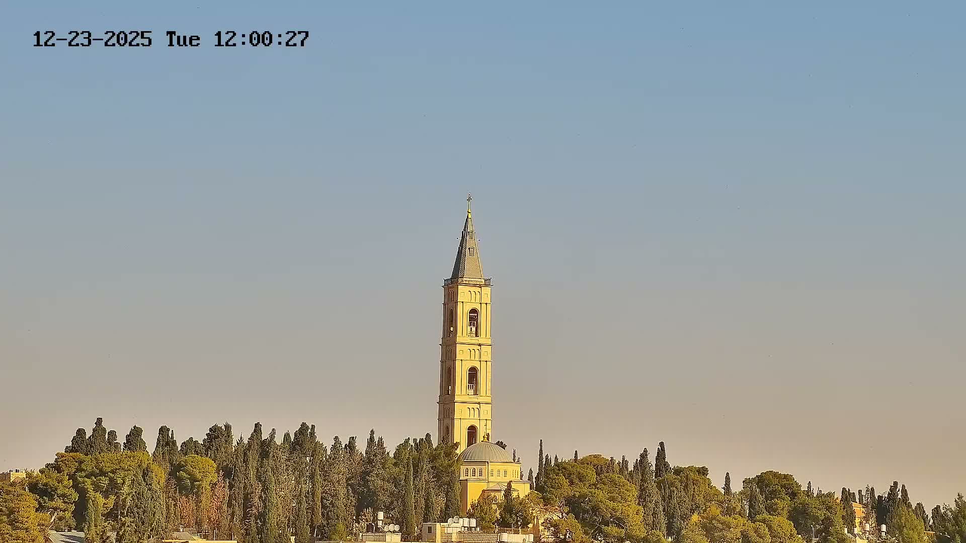 East Quds (East Jerusalem) Mount Olives Summit Live Cam - At-Tur, East Quds (East Jerusalem), Palestine