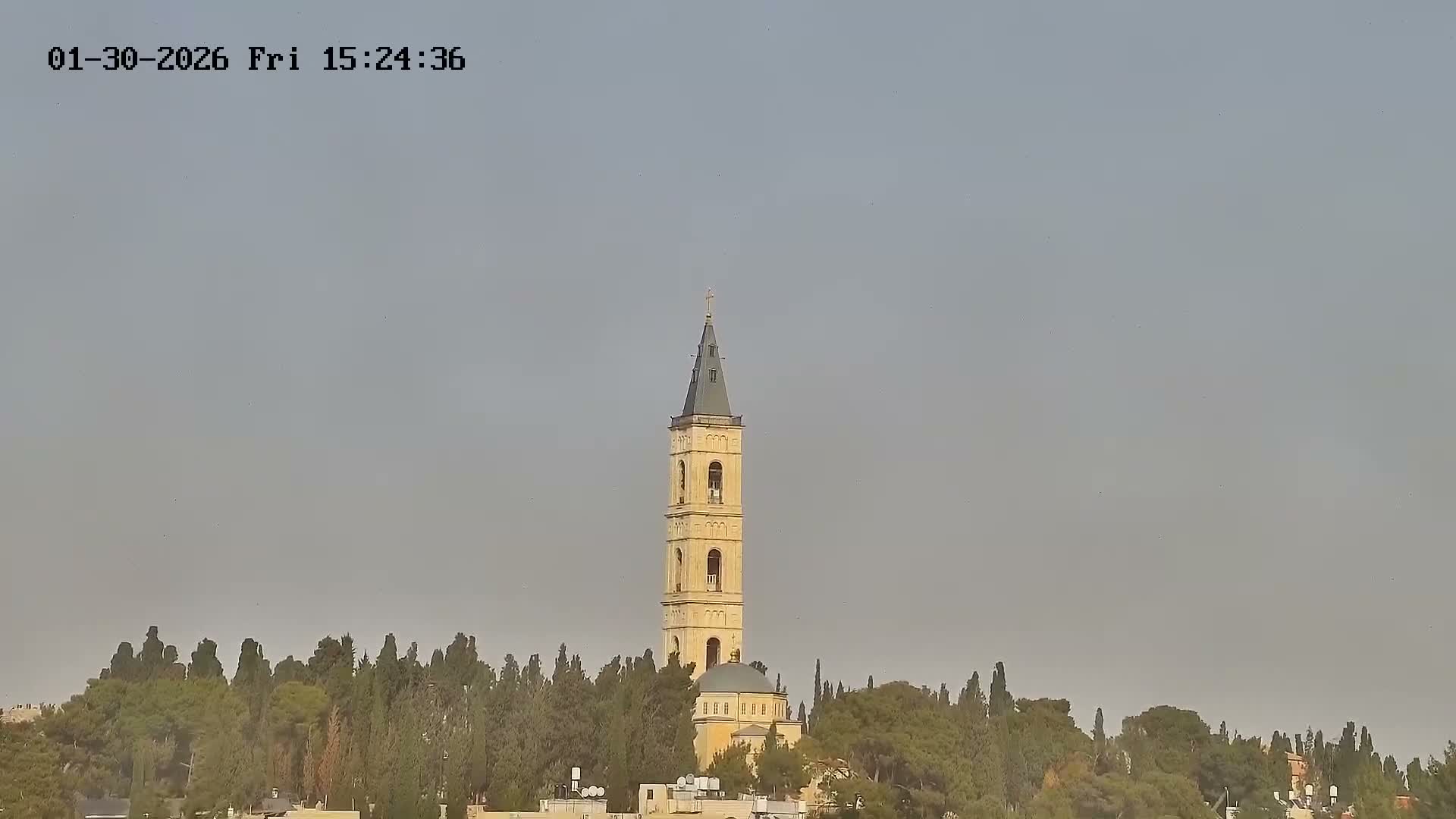East Quds (East Jerusalem) Mount Olives Summit Live Cam - At-Tur, East Quds (East Jerusalem), Palestine
