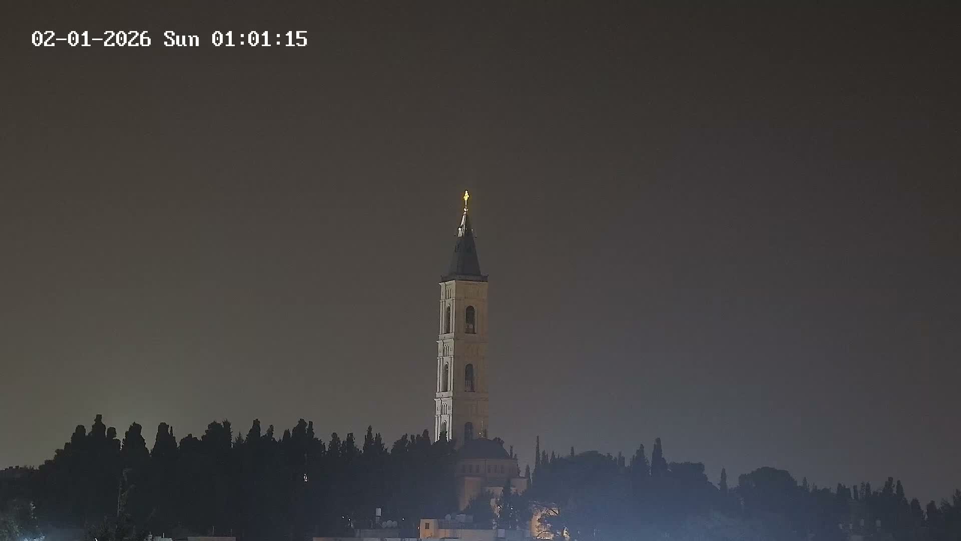 East Quds (East Jerusalem) Mount Olives Summit Live Cam - At-Tur, East Quds (East Jerusalem), Palestine