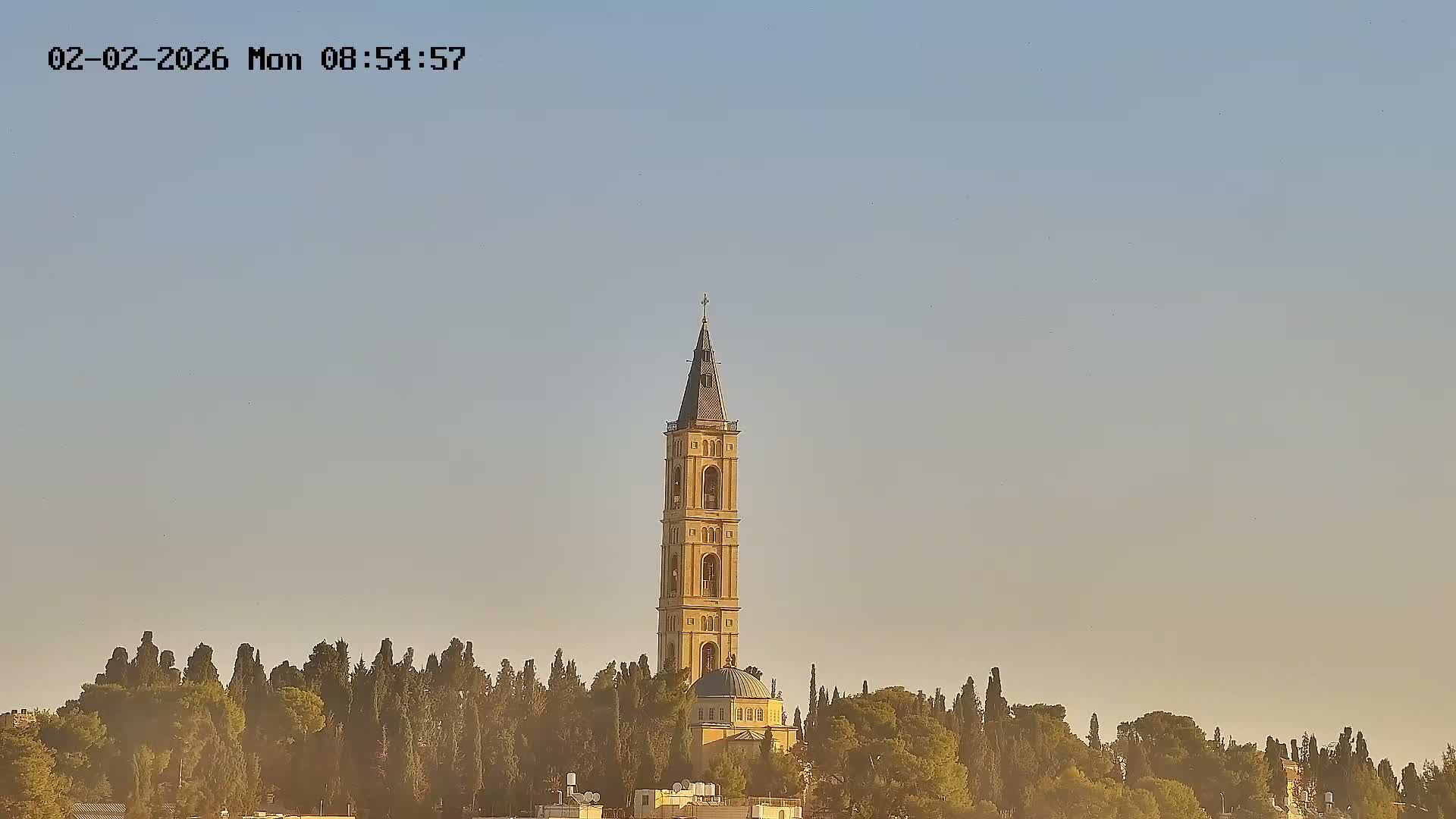 East Quds (East Jerusalem) Mount Olives Summit Live Cam - At-Tur, East Quds (East Jerusalem), Palestine