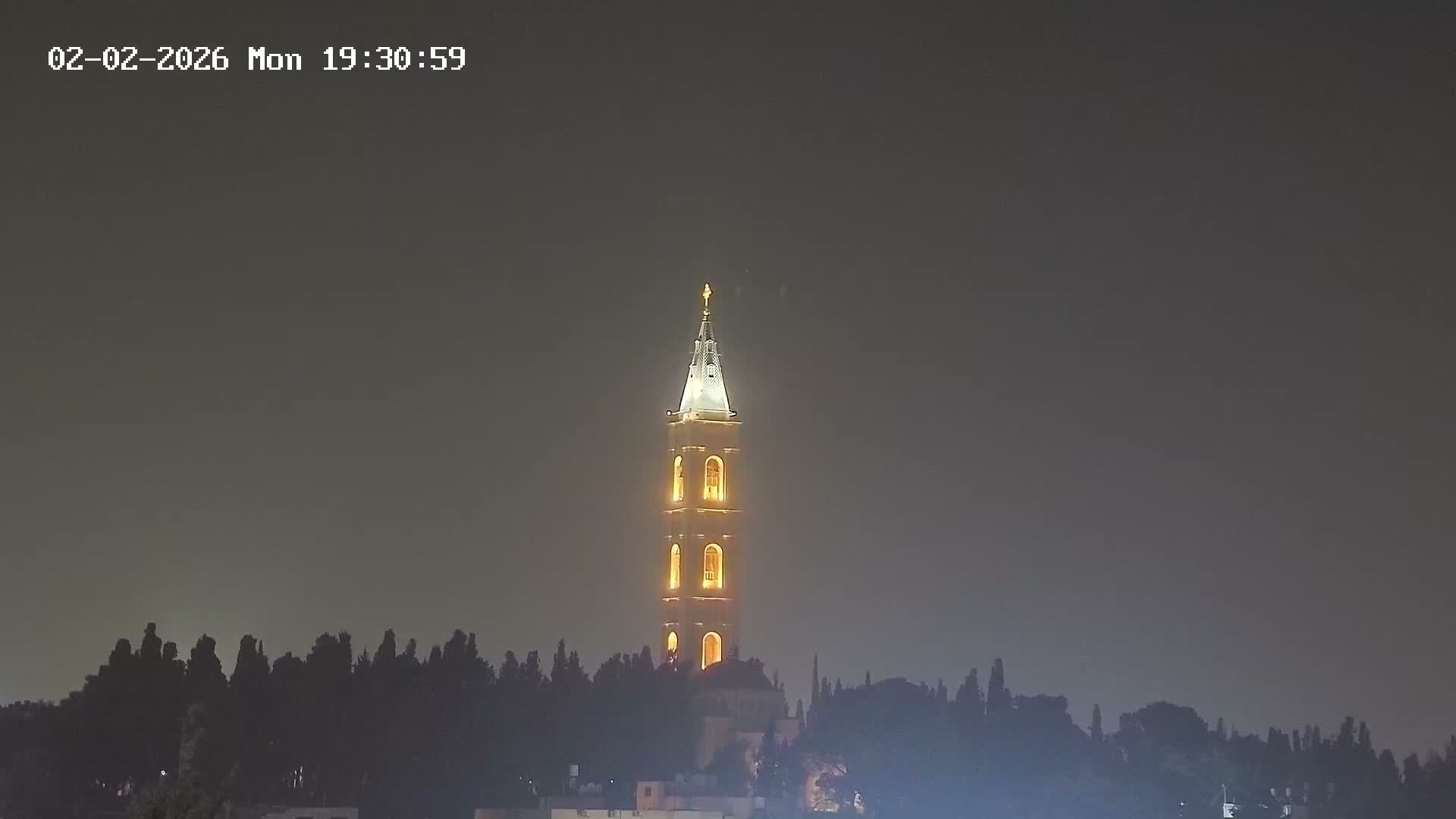 East Quds (East Jerusalem) Mount Olives Summit Live Cam - At-Tur, East Quds (East Jerusalem), Palestine
