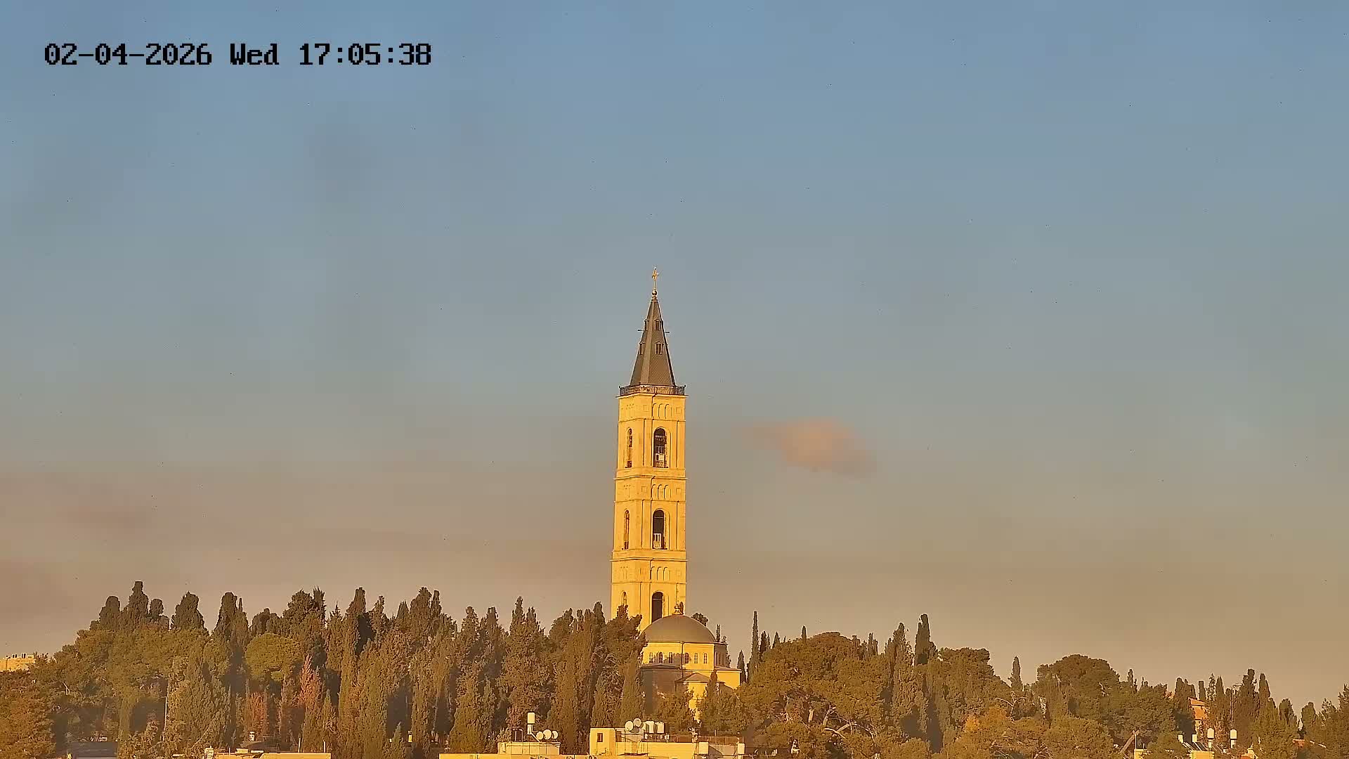 East Quds (East Jerusalem) Mount Olives Summit Live Cam - At-Tur, East Quds (East Jerusalem), Palestine