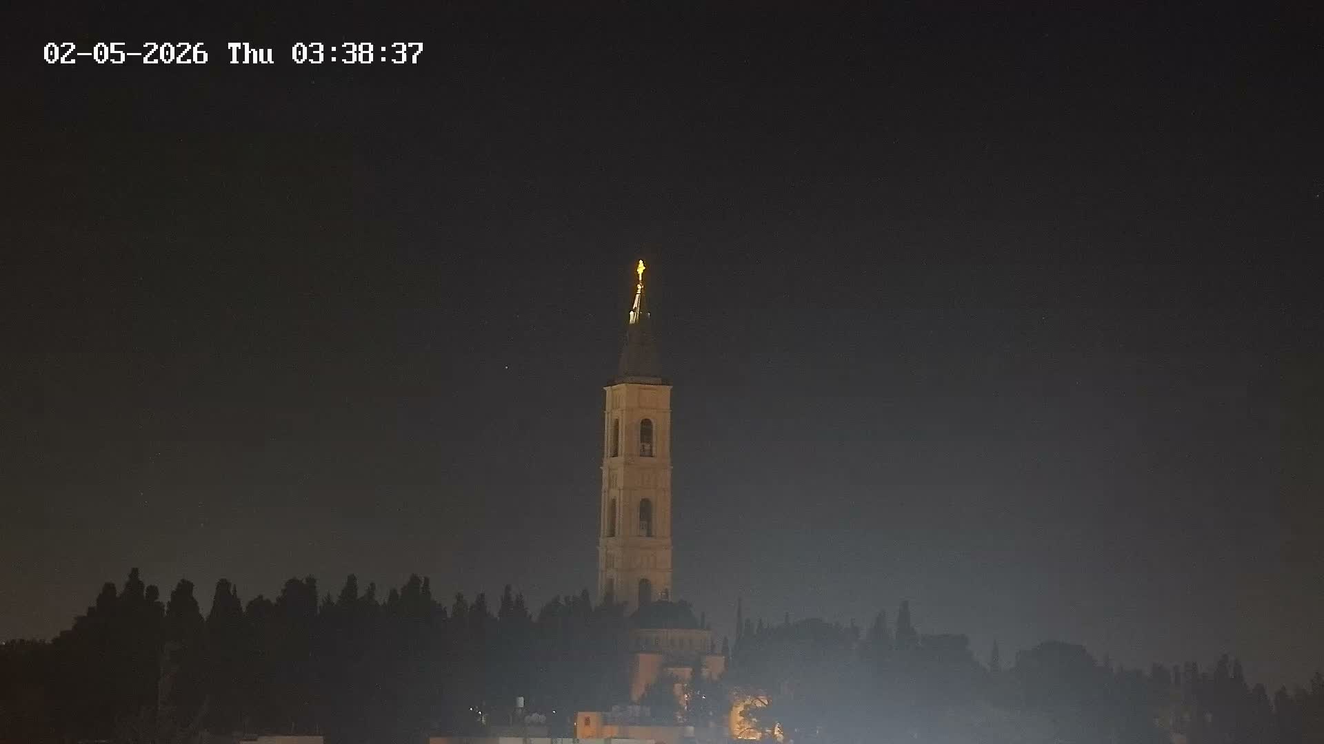 East Quds (East Jerusalem) Mount Olives Summit Live Cam - At-Tur, East Quds (East Jerusalem), Palestine