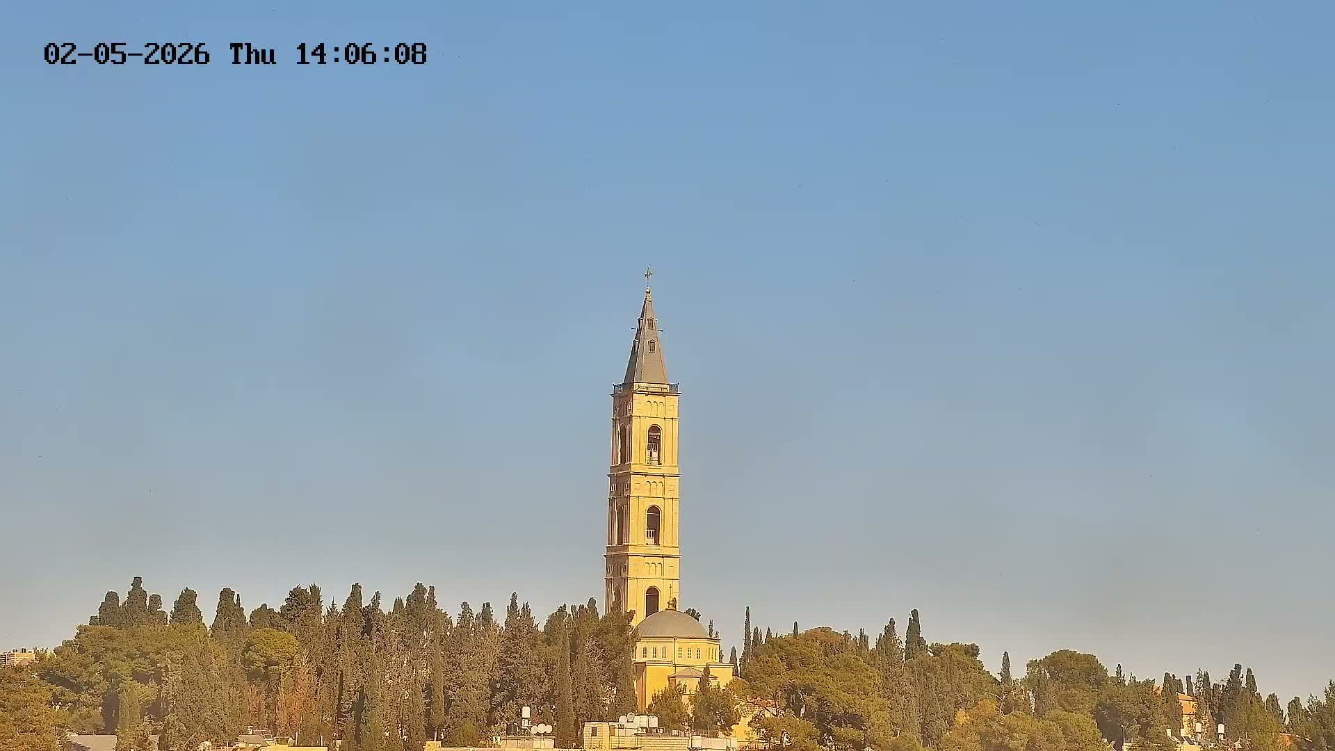 East Quds (East Jerusalem) Mount Olives Summit Live Cam - At-Tur, East Quds (East Jerusalem), Palestine