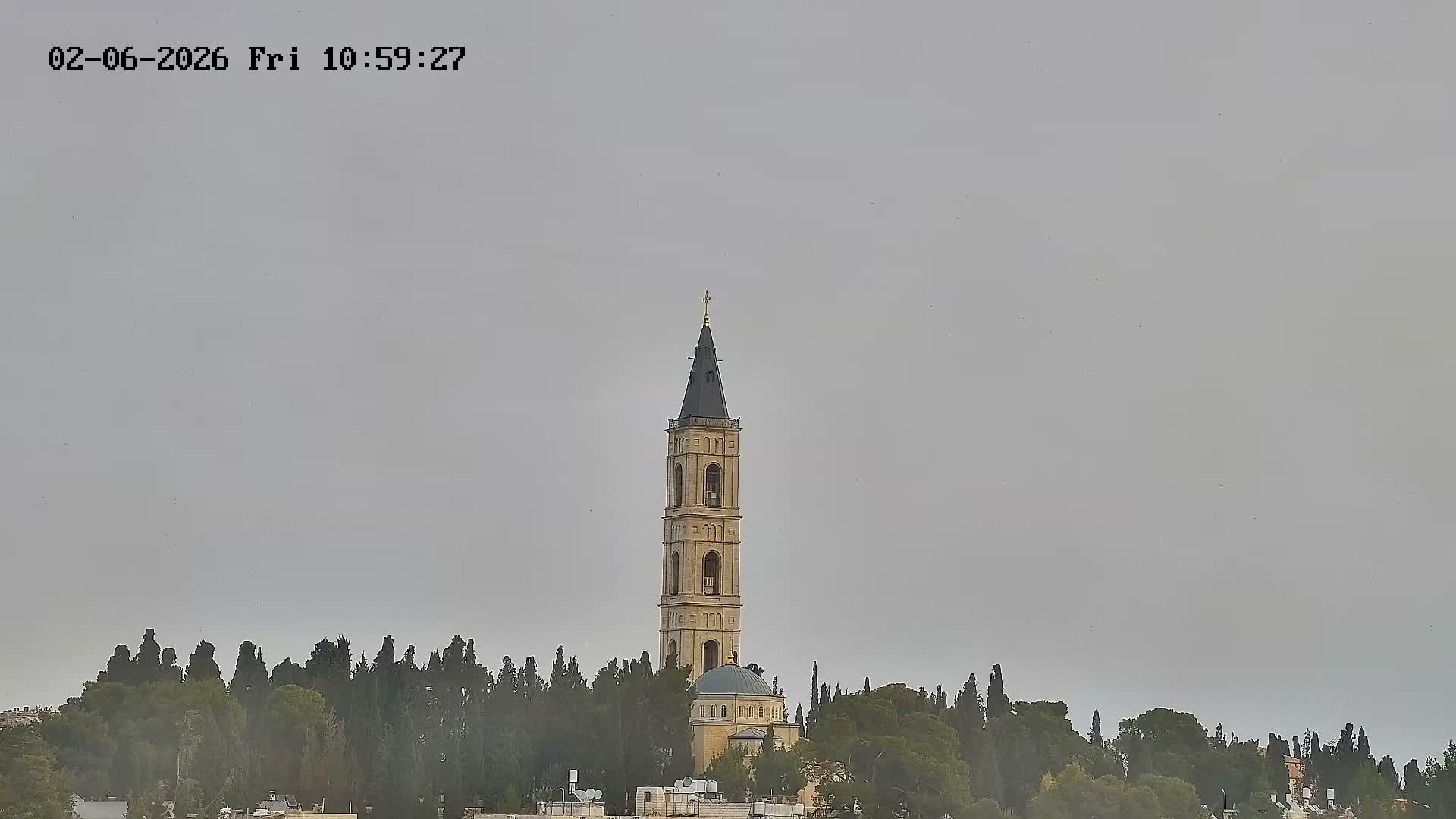 East Quds (East Jerusalem) Mount Olives Summit Live Cam - At-Tur, East Quds (East Jerusalem), Palestine