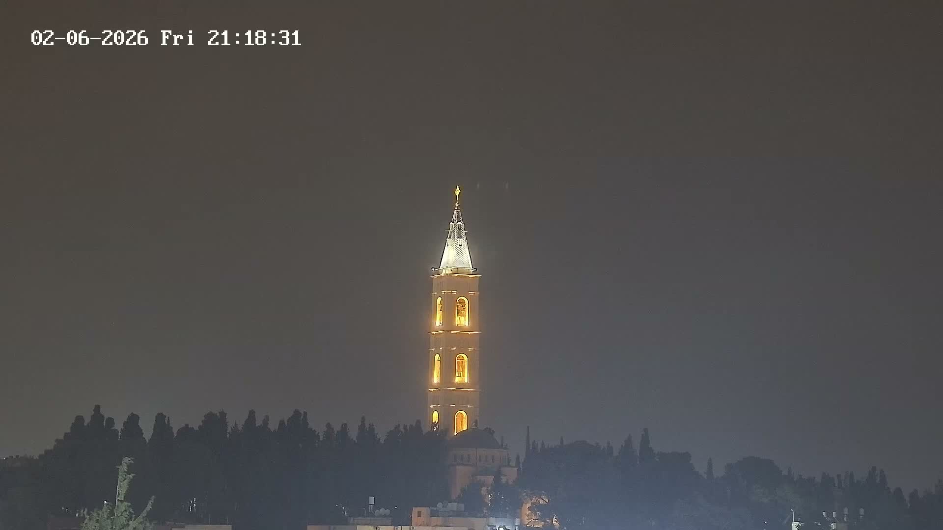 East Quds (East Jerusalem) Mount Olives Summit Live Cam - At-Tur, East Quds (East Jerusalem), Palestine