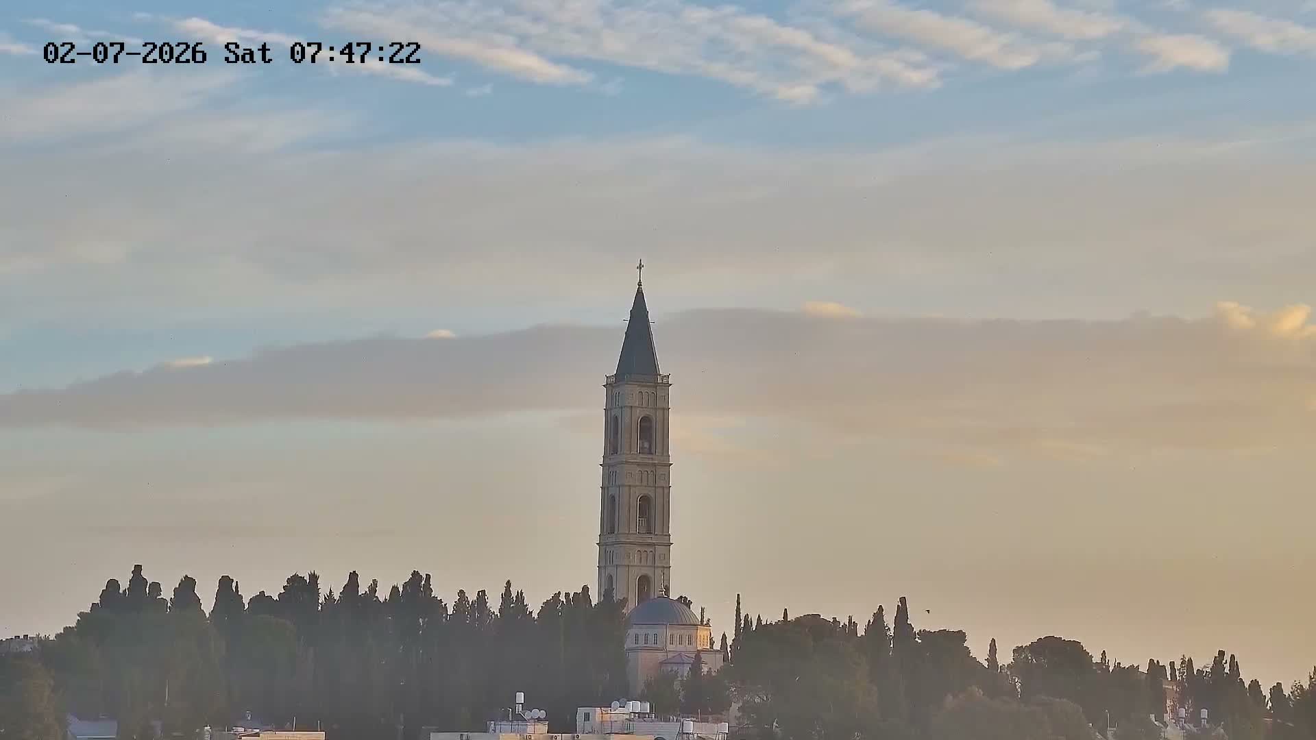 East Quds (East Jerusalem) Mount Olives Summit Live Cam - At-Tur, East Quds (East Jerusalem), Palestine