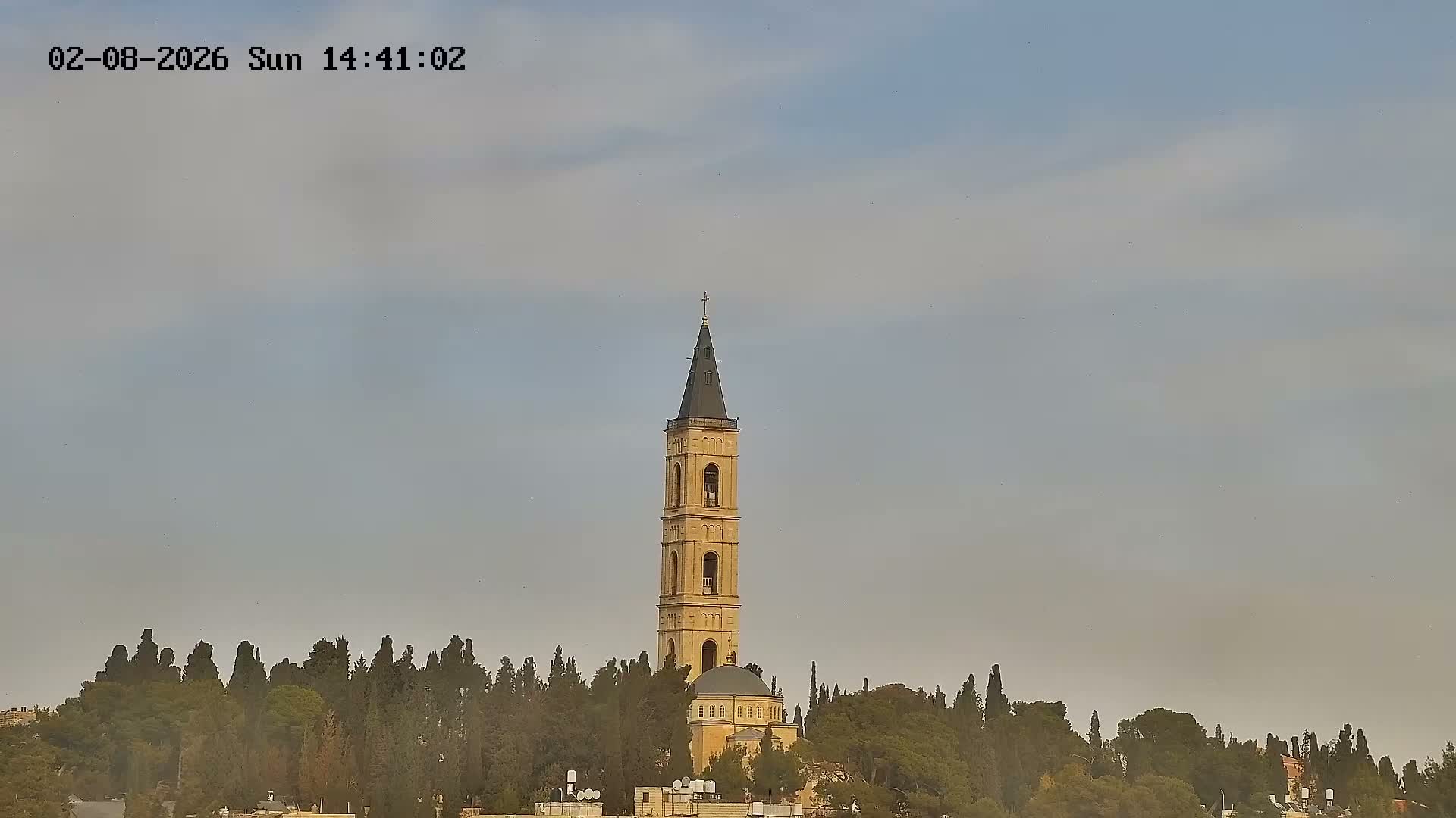 East Quds (East Jerusalem) Mount Olives Summit Live Cam - At-Tur, East Quds (East Jerusalem), Palestine