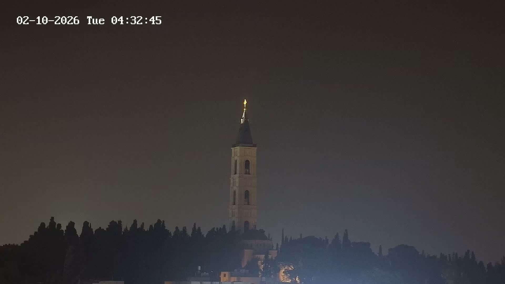 East Quds (East Jerusalem) Mount Olives Summit Live Cam - At-Tur, East Quds (East Jerusalem), Palestine