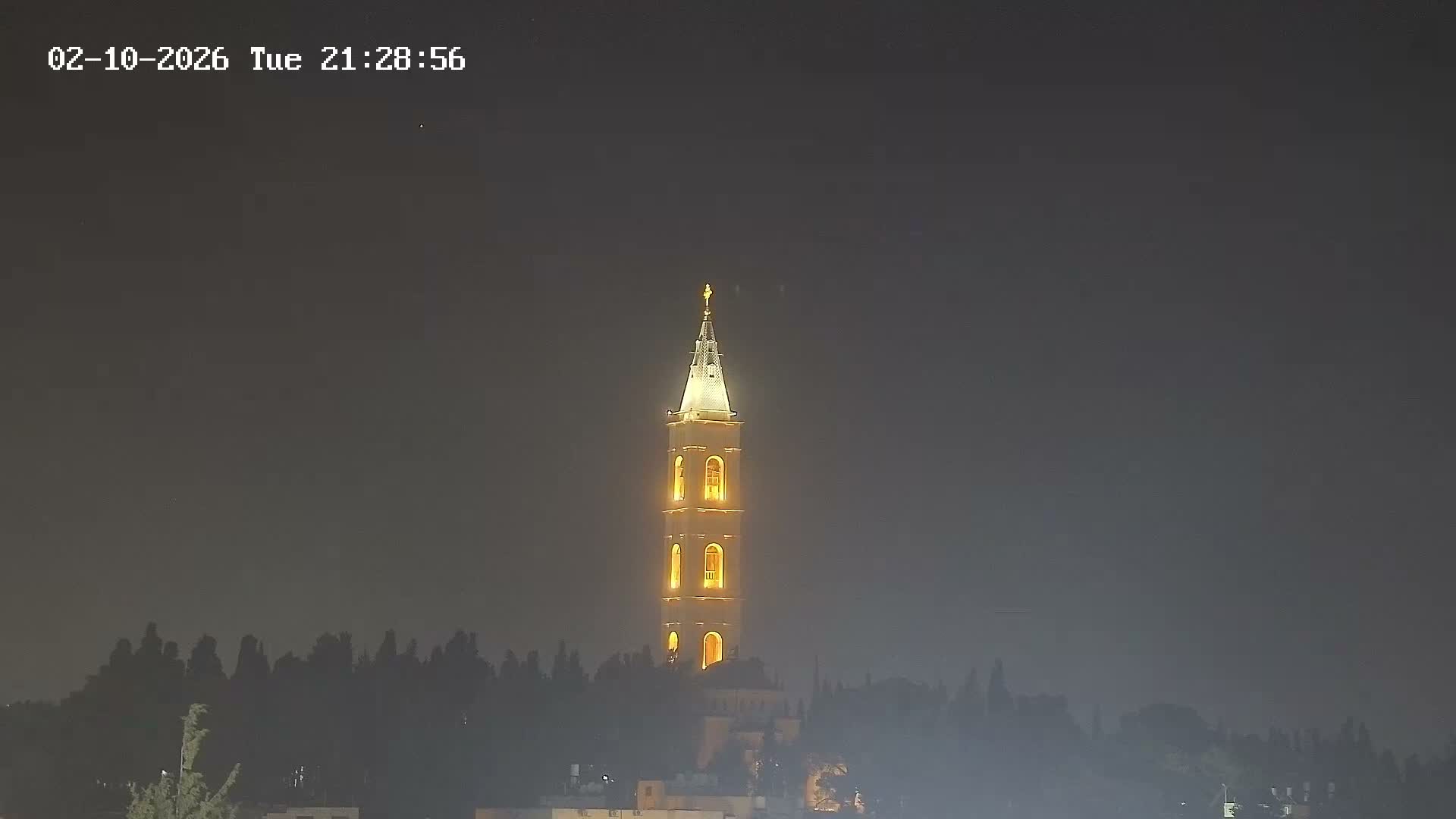 East Quds (East Jerusalem) Mount Olives Summit Live Cam - At-Tur, East Quds (East Jerusalem), Palestine
