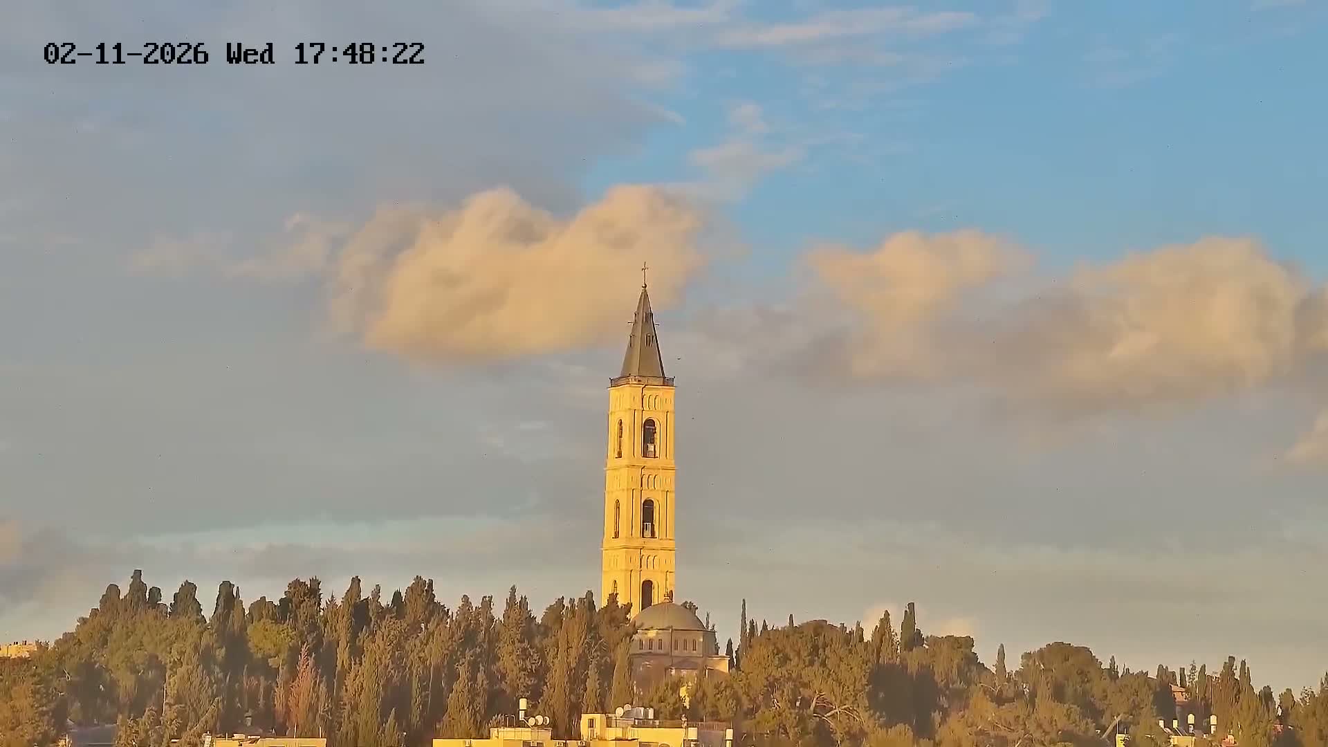 East Quds (East Jerusalem) Mount Olives Summit Live Cam - At-Tur, East Quds (East Jerusalem), Palestine