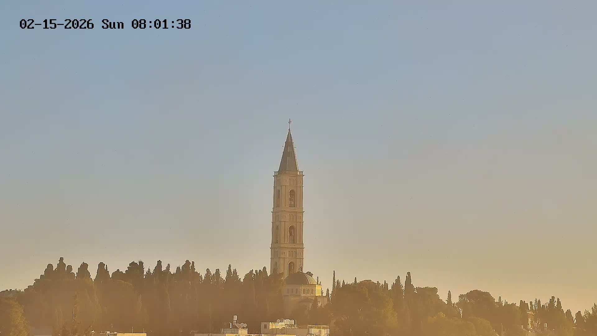 East Quds (East Jerusalem) Mount Olives Summit Live Cam - At-Tur, East Quds (East Jerusalem), Palestine