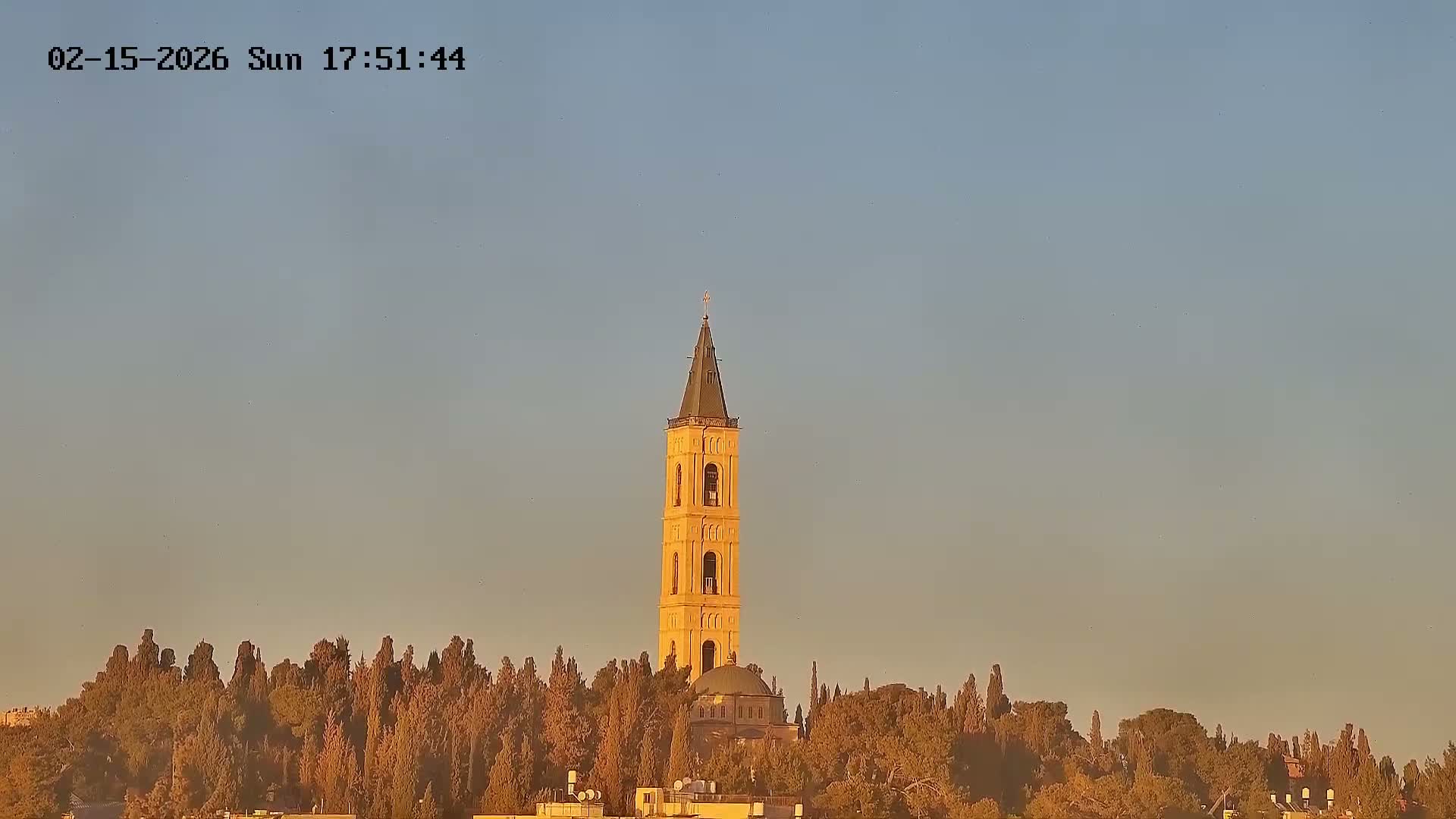 East Quds (East Jerusalem) Mount Olives Summit Live Cam - At-Tur, East Quds (East Jerusalem), Palestine