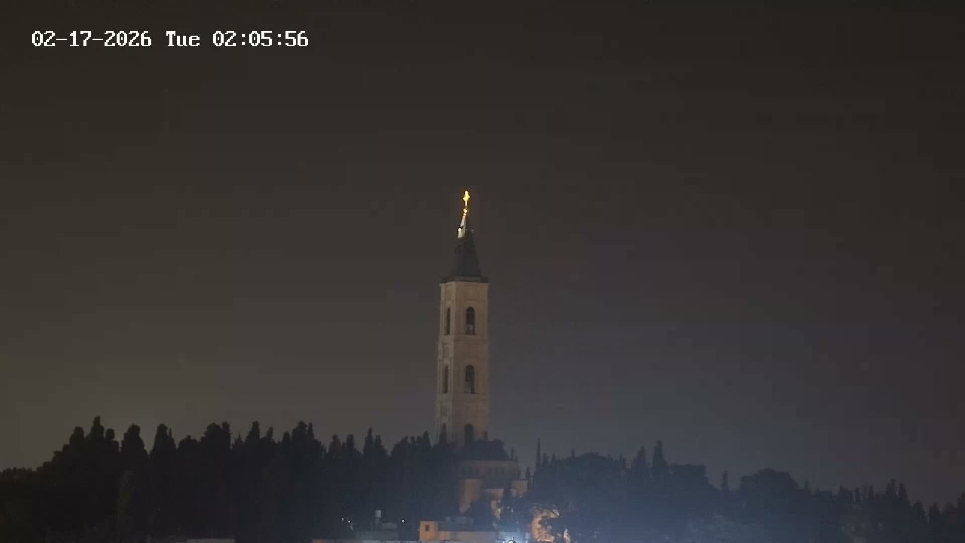 East Quds (East Jerusalem) Mount Olives Summit Live Cam - At-Tur, East Quds (East Jerusalem), Palestine