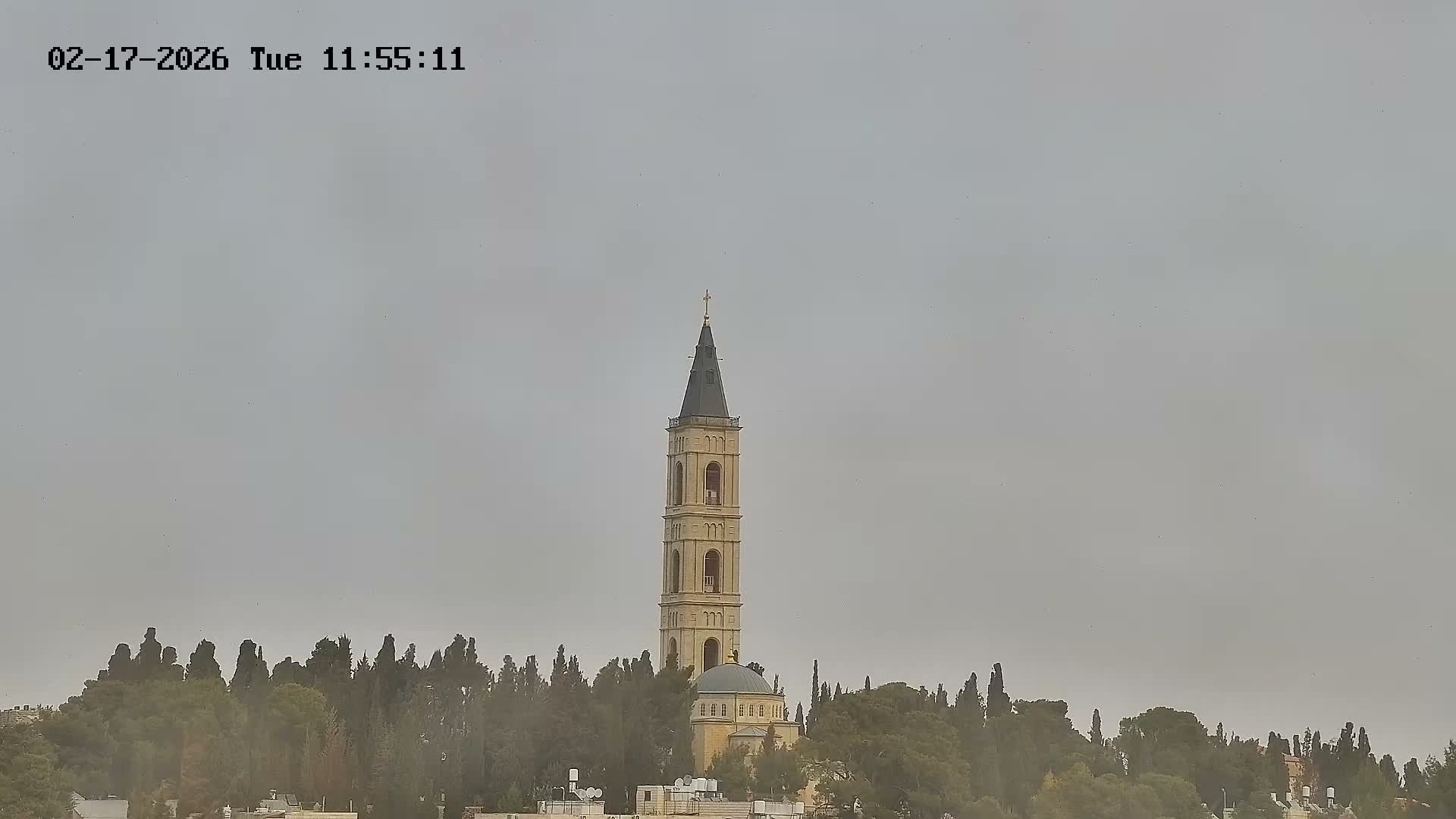 East Quds (East Jerusalem) Mount Olives Summit Live Cam - At-Tur, East Quds (East Jerusalem), Palestine