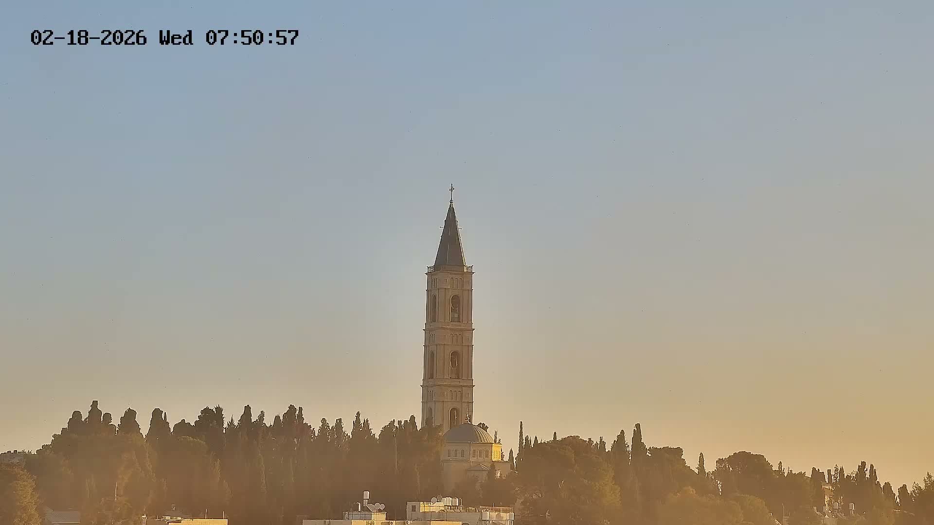 East Quds (East Jerusalem) Mount Olives Summit Live Cam - At-Tur, East Quds (East Jerusalem), Palestine