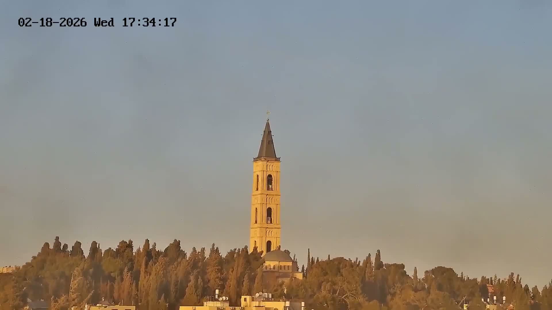 East Quds (East Jerusalem) Mount Olives Summit Live Cam - At-Tur, East Quds (East Jerusalem), Palestine