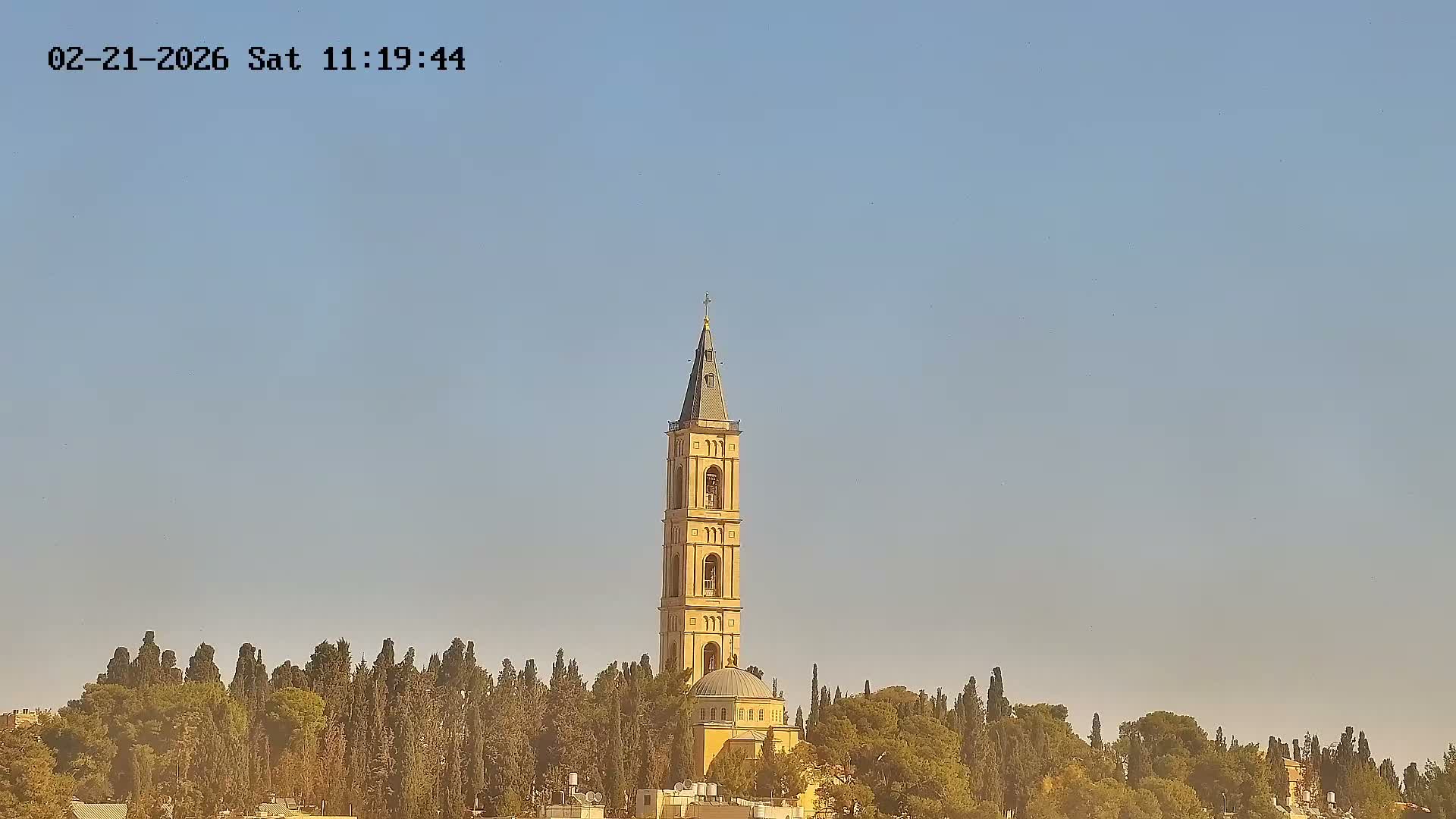 East Quds (East Jerusalem) Mount Olives Summit Live Cam - At-Tur, East Quds (East Jerusalem), Palestine