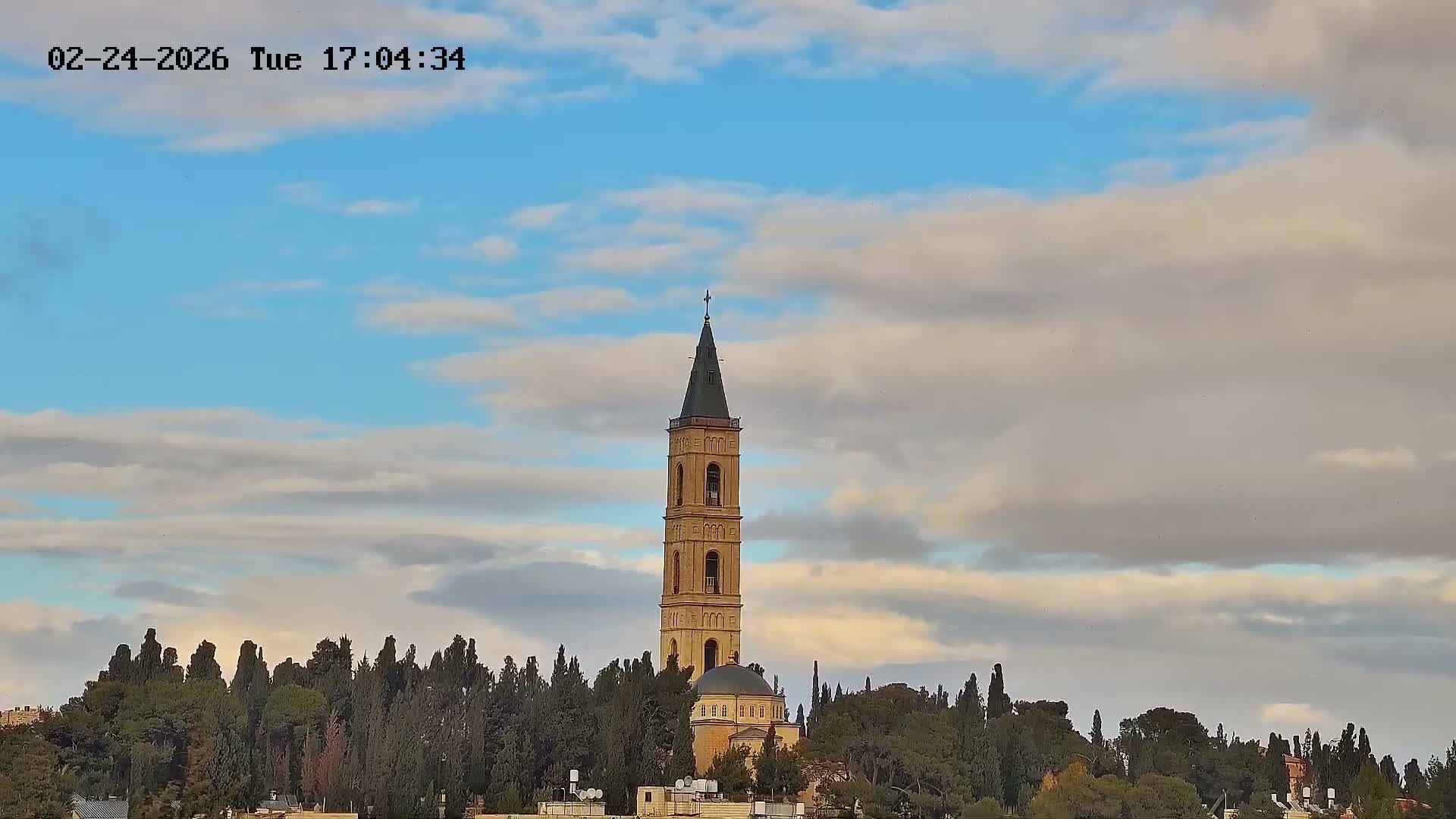 East Quds (East Jerusalem) Mount Olives Summit Live Cam - At-Tur, East Quds (East Jerusalem), Palestine