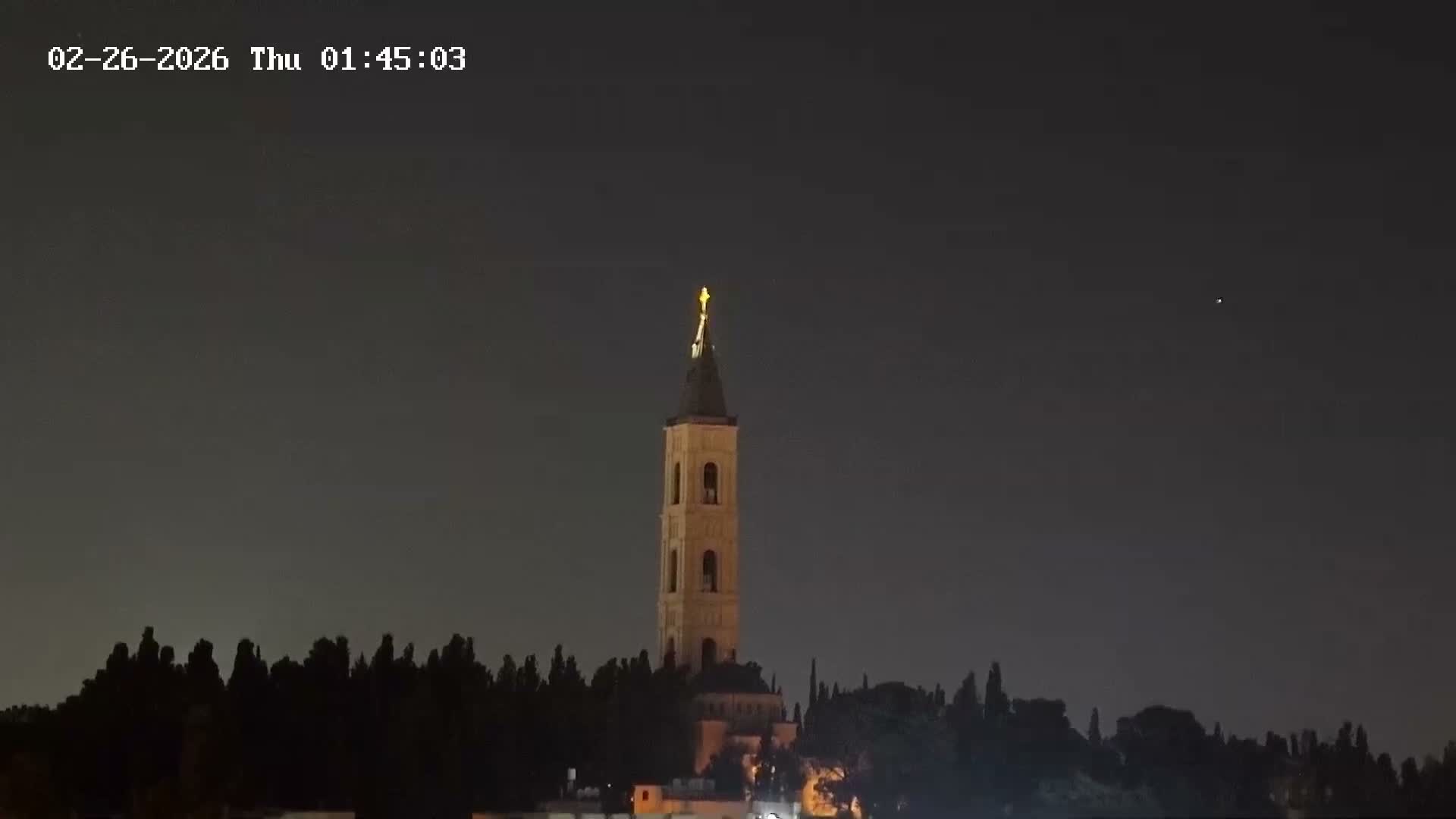 East Quds (East Jerusalem) Mount Olives Summit Live Cam - At-Tur, East Quds (East Jerusalem), Palestine