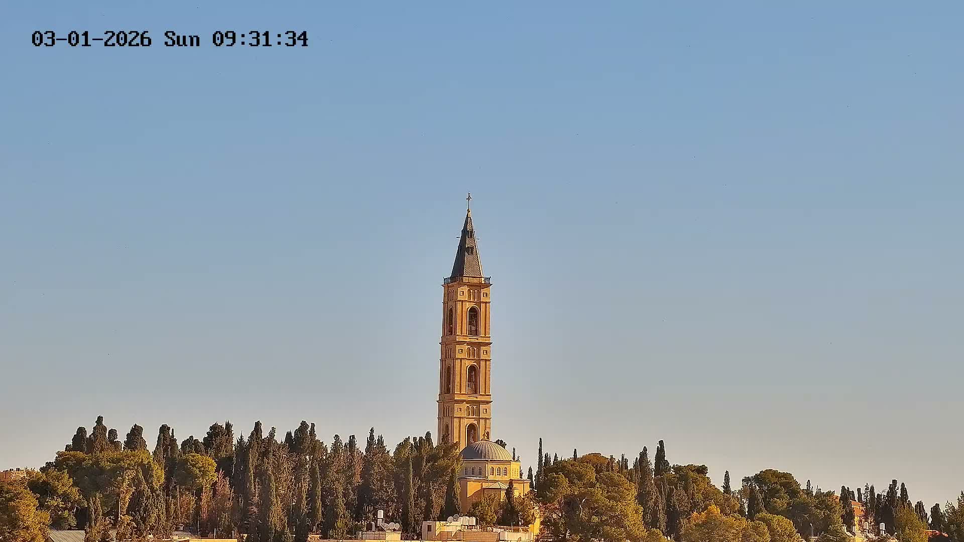East Quds (East Jerusalem) Mount Olives Summit Live Cam - At-Tur, East Quds (East Jerusalem), Palestine