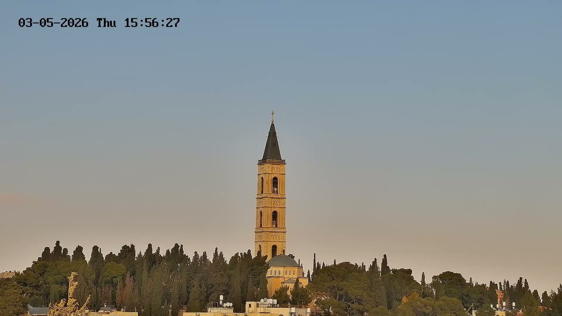 East Quds (East Jerusalem) Mount Olives Summit Live Cam - At-Tur, East Quds (East Jerusalem), Palestine