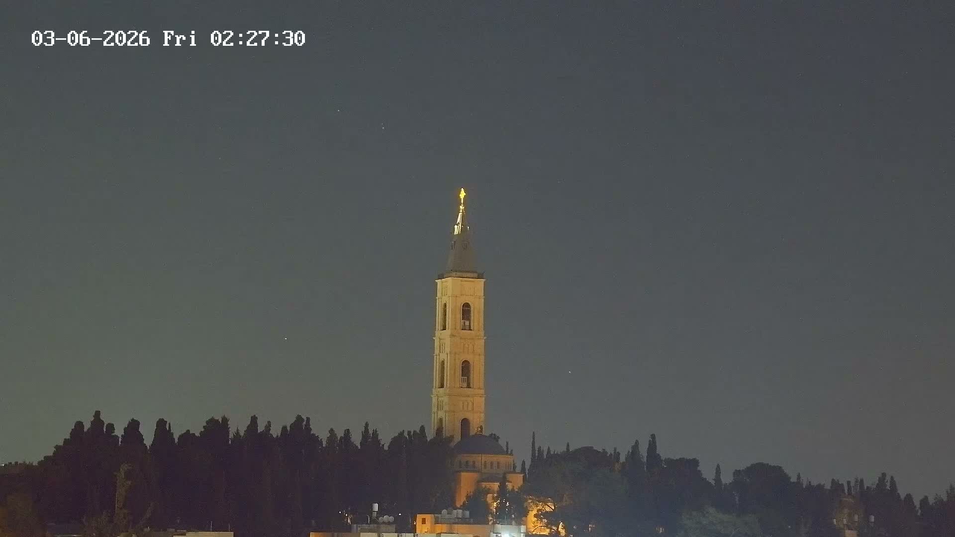 East Quds (East Jerusalem) Mount Olives Summit Live Cam - At-Tur, East Quds (East Jerusalem), Palestine