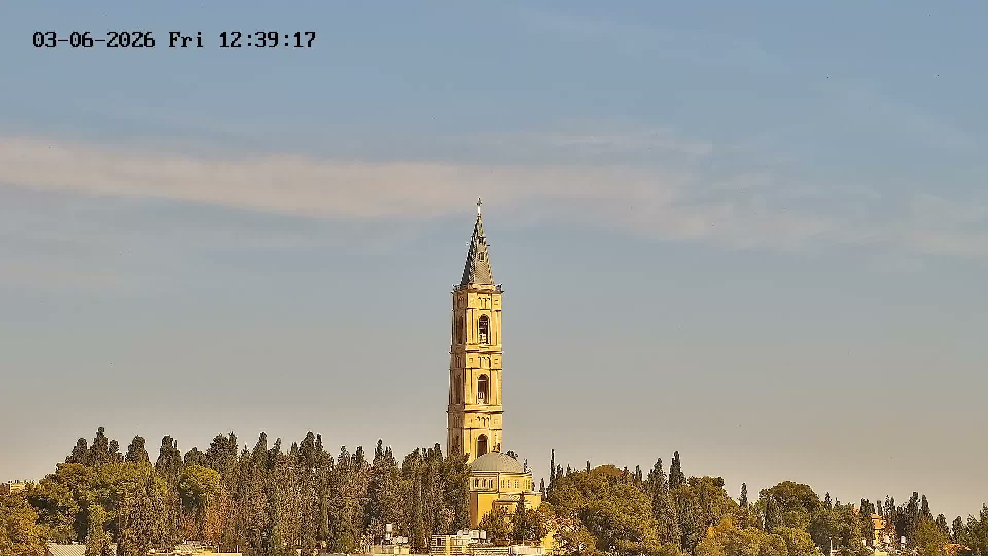 East Quds (East Jerusalem) Mount Olives Summit Live Cam - At-Tur, East Quds (East Jerusalem), Palestine