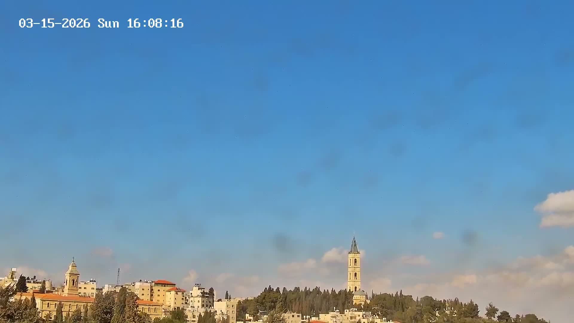 East Quds (East Jerusalem) Mount Olives Summit Live Cam - At-Tur, East Quds (East Jerusalem), Palestine