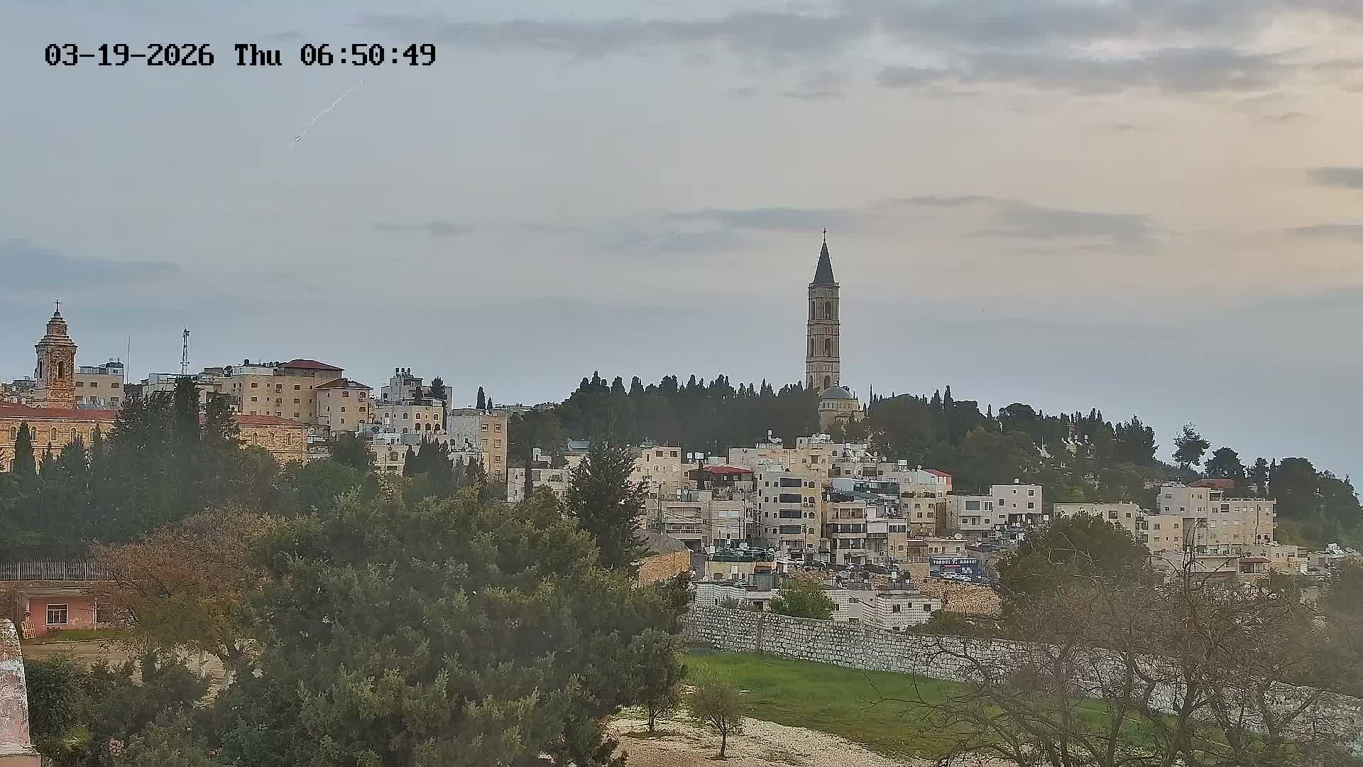 East Quds (East Jerusalem) Mount Olives Summit Live Cam - At-Tur, East Quds (East Jerusalem), Palestine