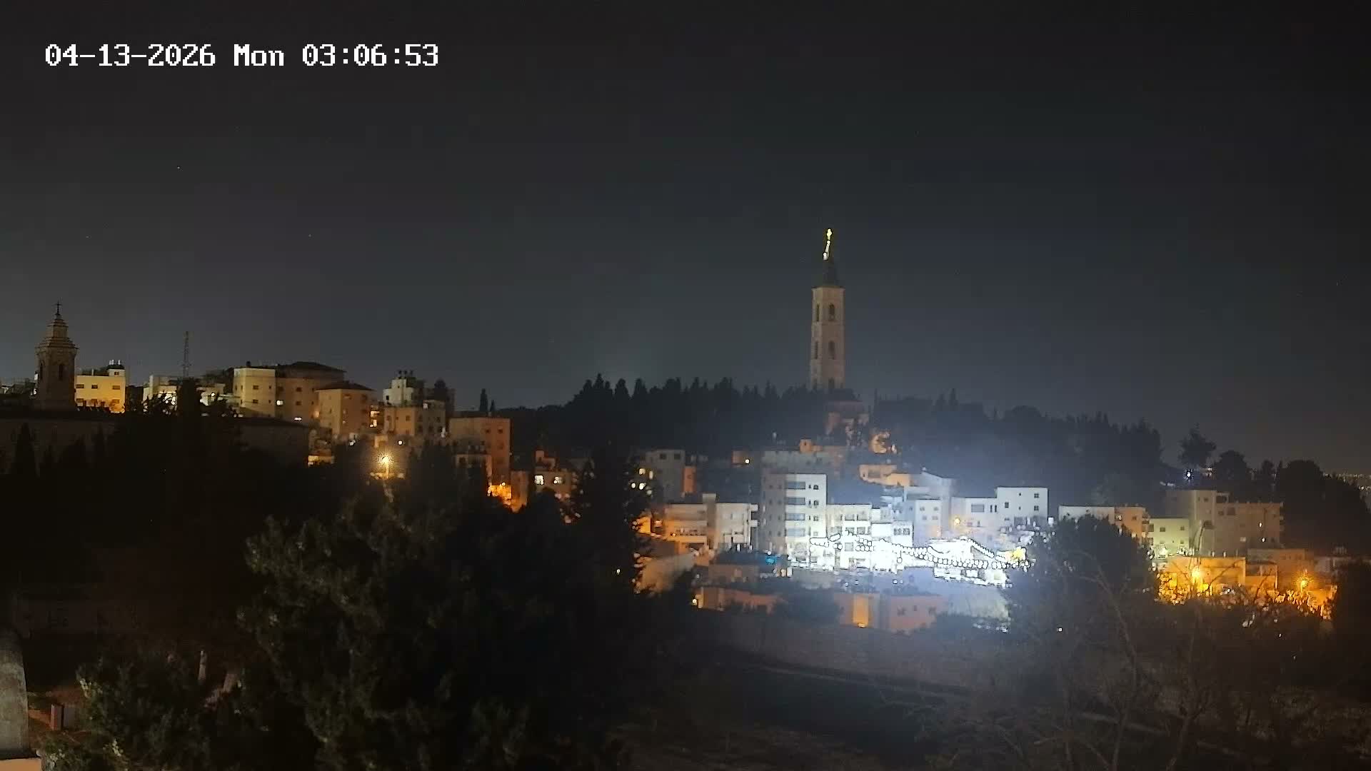 East Quds (East Jerusalem) Mount Olives Summit Live Cam - At-Tur, East Quds (East Jerusalem), Palestine