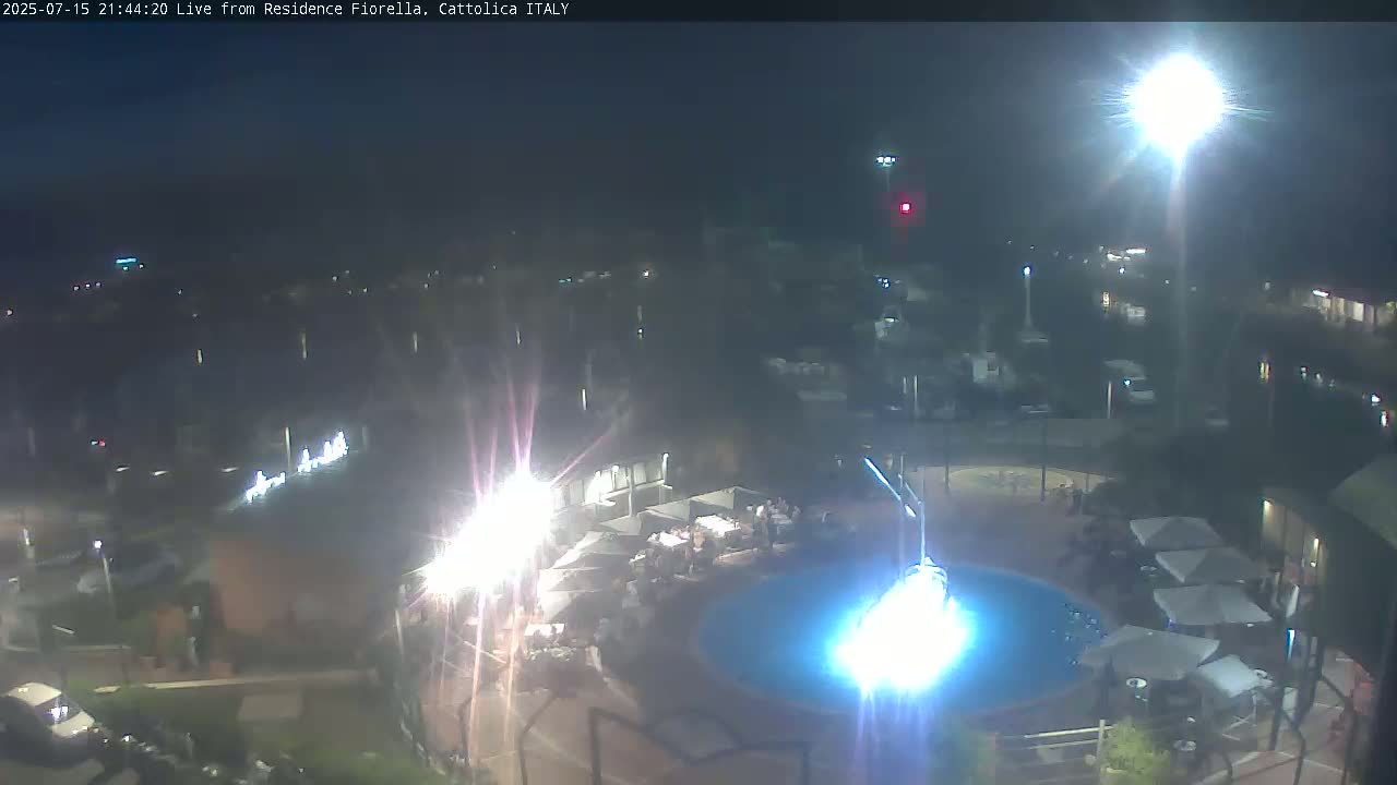 Cattolica Piazza del Porto Square & Yatch Club Marina of Cattolica Live Cam - Rimini, Emilia-Romagna, Italy 