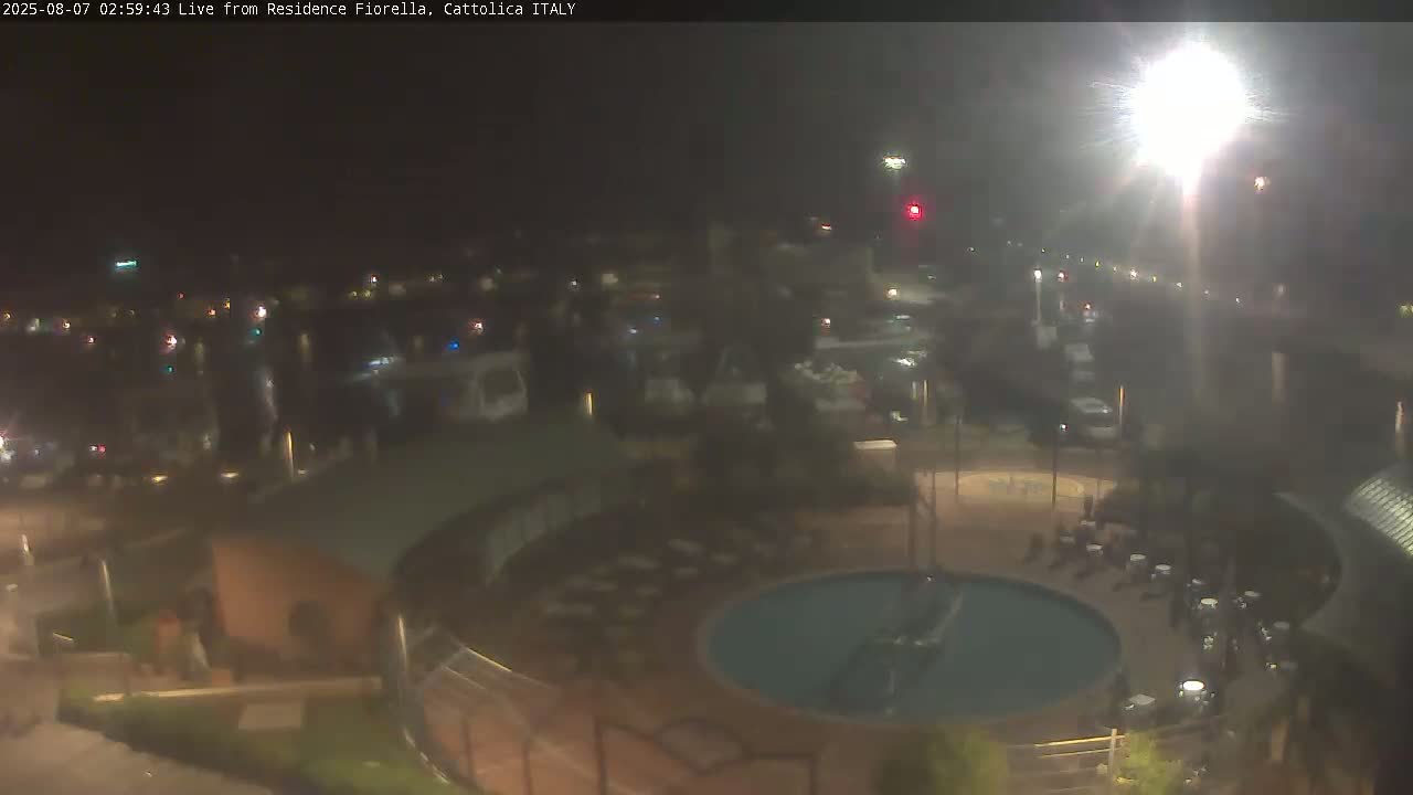 Cattolica Piazza del Porto Square & Yatch Club Marina of Cattolica Live Cam - Rimini, Emilia-Romagna, Italy 