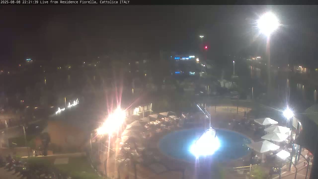 Cattolica Piazza del Porto Square & Yatch Club Marina of Cattolica Live Cam - Rimini, Emilia-Romagna, Italy 